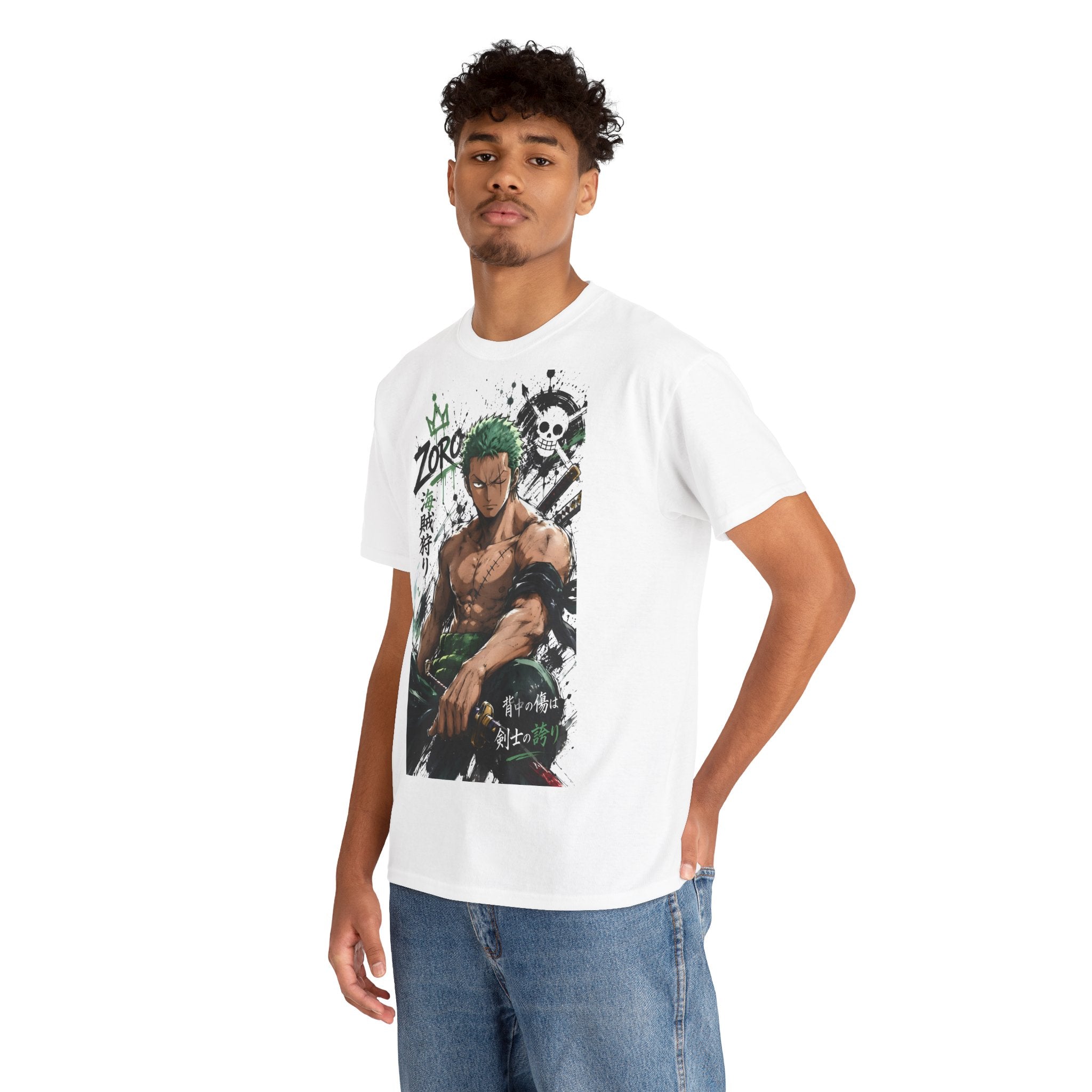Anime T-Shirt "Roronoa Zoro Streetwear" PlusVibe (Έως 5XL)