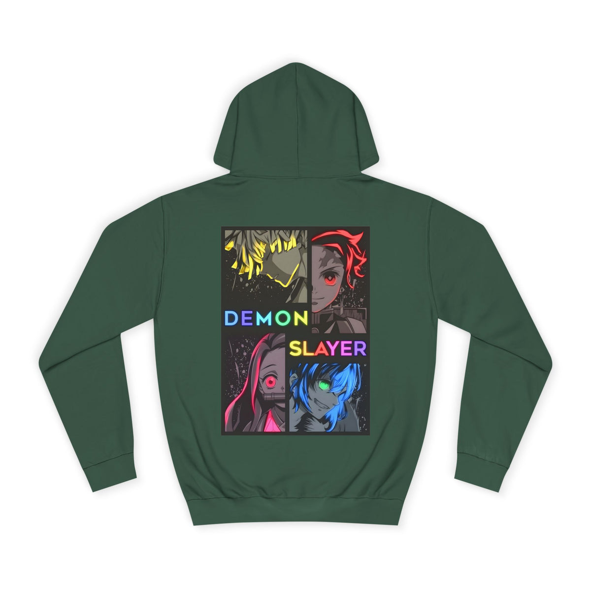 Anime Hoodie "Demon Slayer Neon Quadrant" PlusVibe (Έως 5XL)