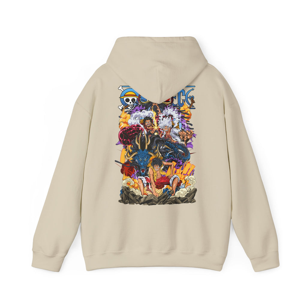 Oversized Φούτερ Luffy Gears Evolution – Unisex Comfort Fit