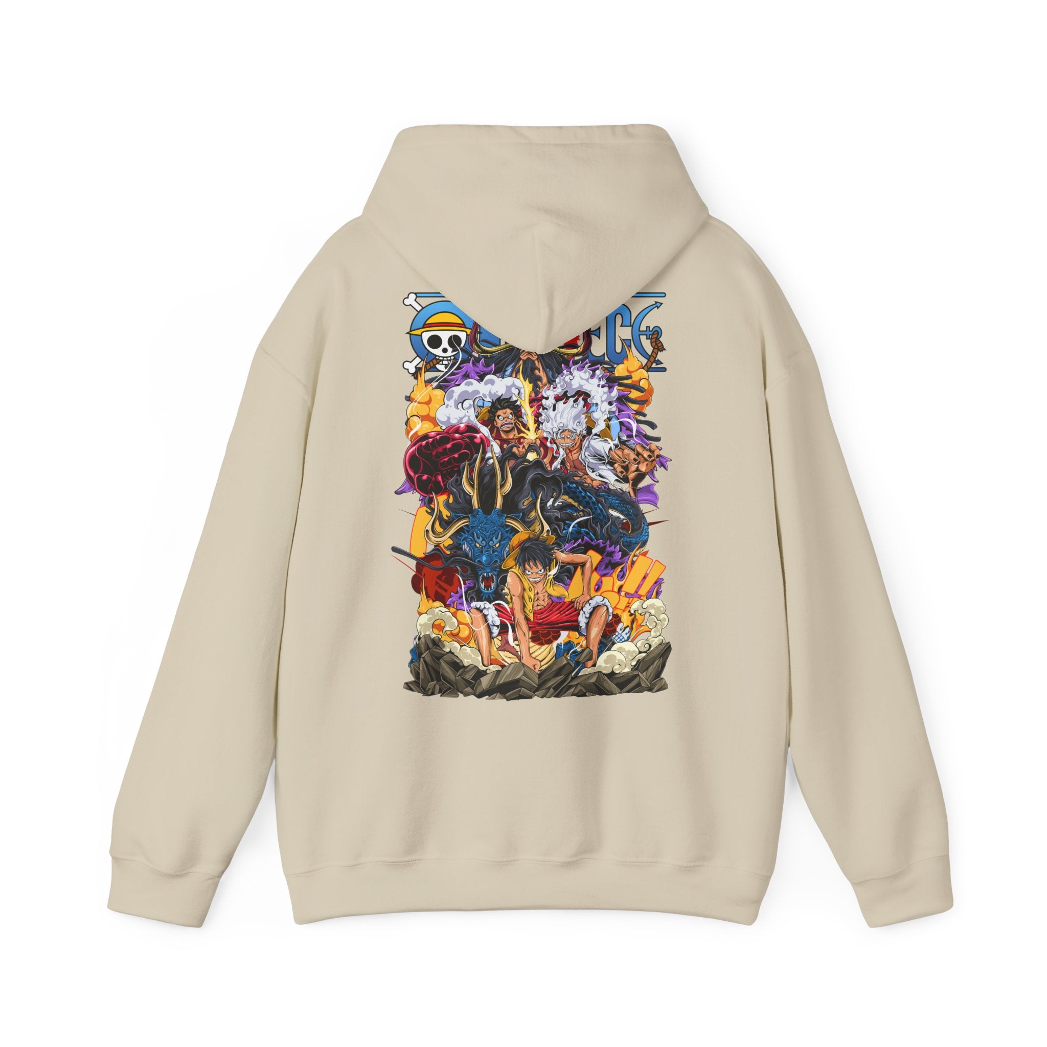 Oversized Φούτερ Luffy Gears Evolution – Unisex Comfort Fit