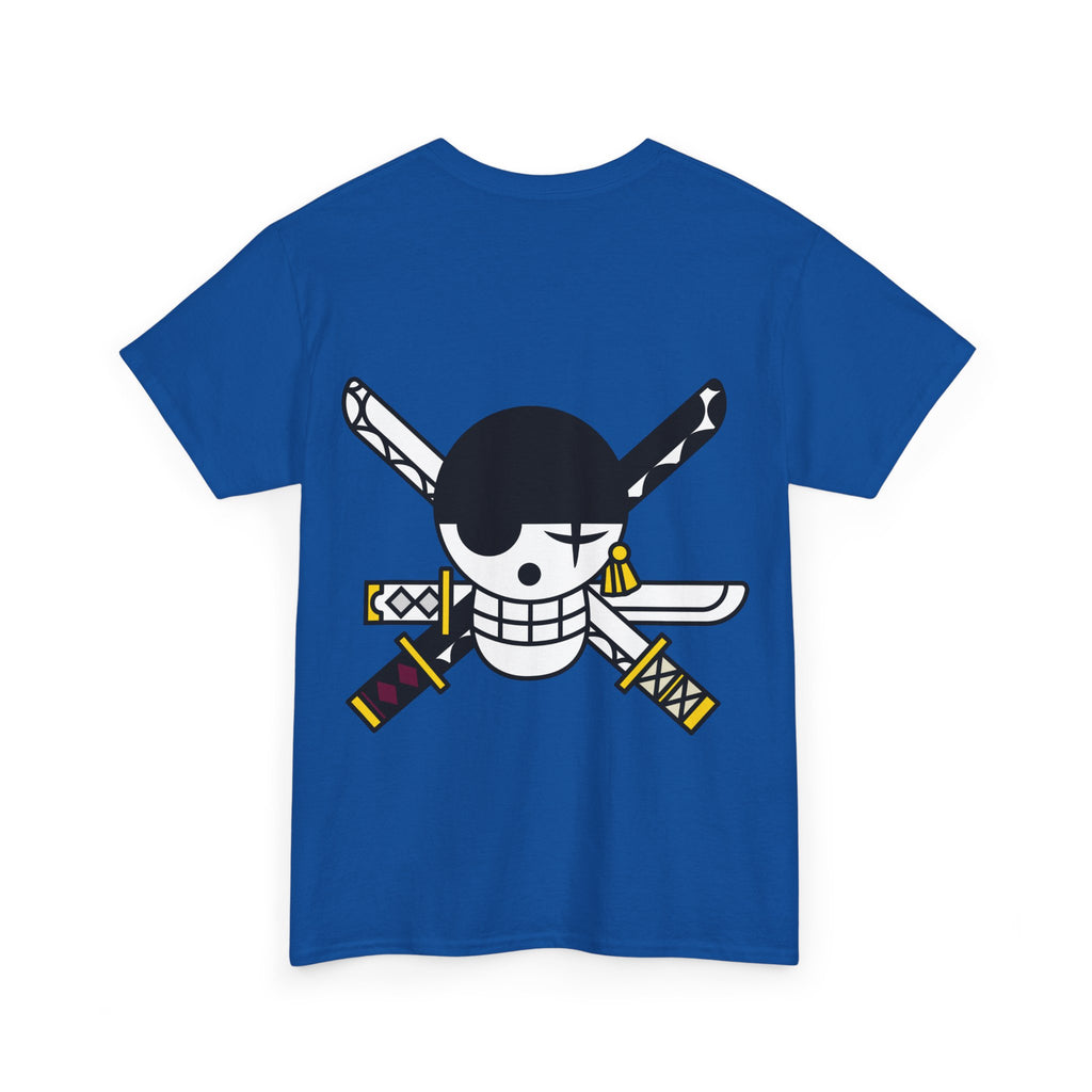 Anime T-Shirt "Zoro Jolly Roger" Backprint PlusVibe (Έως 5XL)