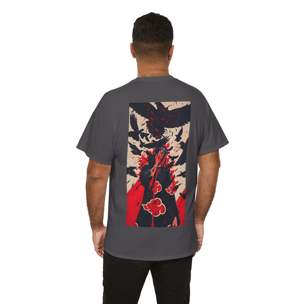 Anime T-Shirt "Itachi Uchiha Crow Illusion" PlusVibe (Έως 5XL)