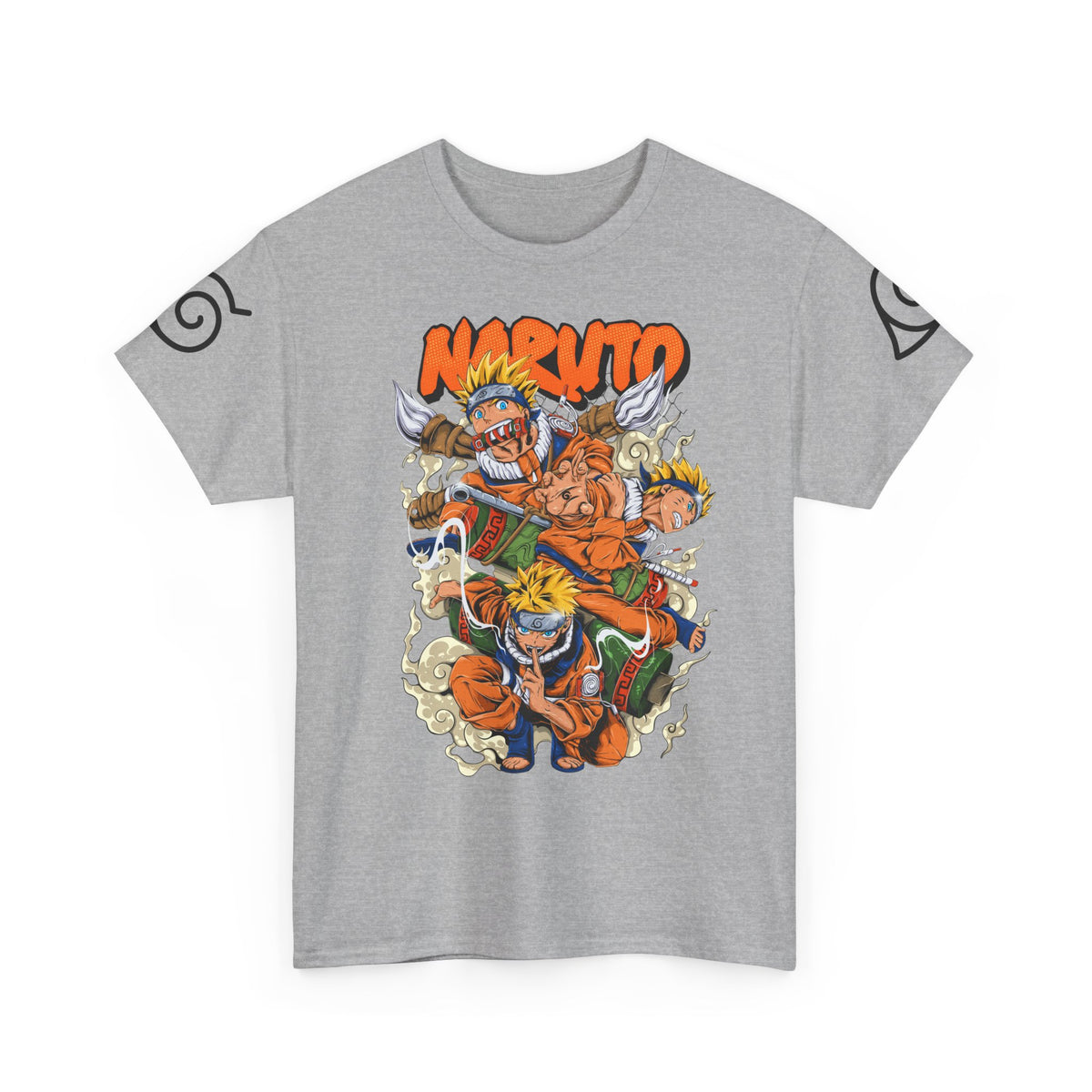 Graphic Anime Μπλούζα Naruto – Premium Character Collage Tee