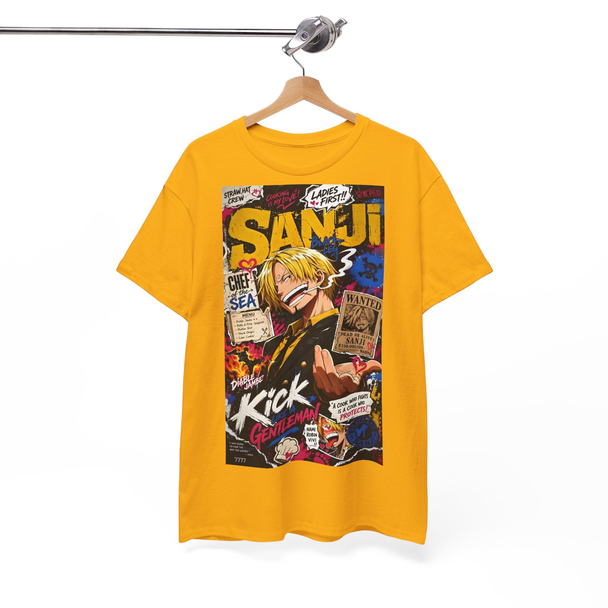 Anime T-Shirt "Vinsmoke Sanji Streetwear" PlusVibe (Έως 5XL)