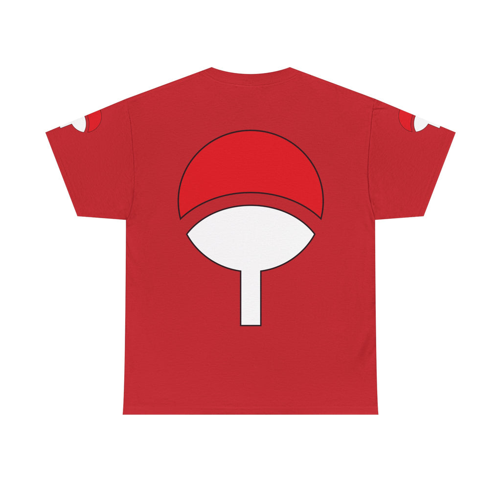 Graphic Anime Μπλούζα Sasuke – Premium Uchiha Clan Logo Tee