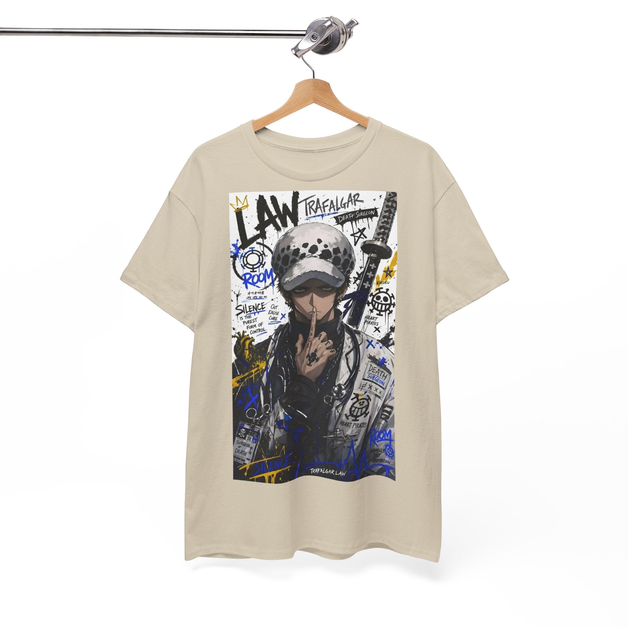 Anime T-Shirt "Trafalgar Law Streetwear" PlusVibe (Έως 5XL)