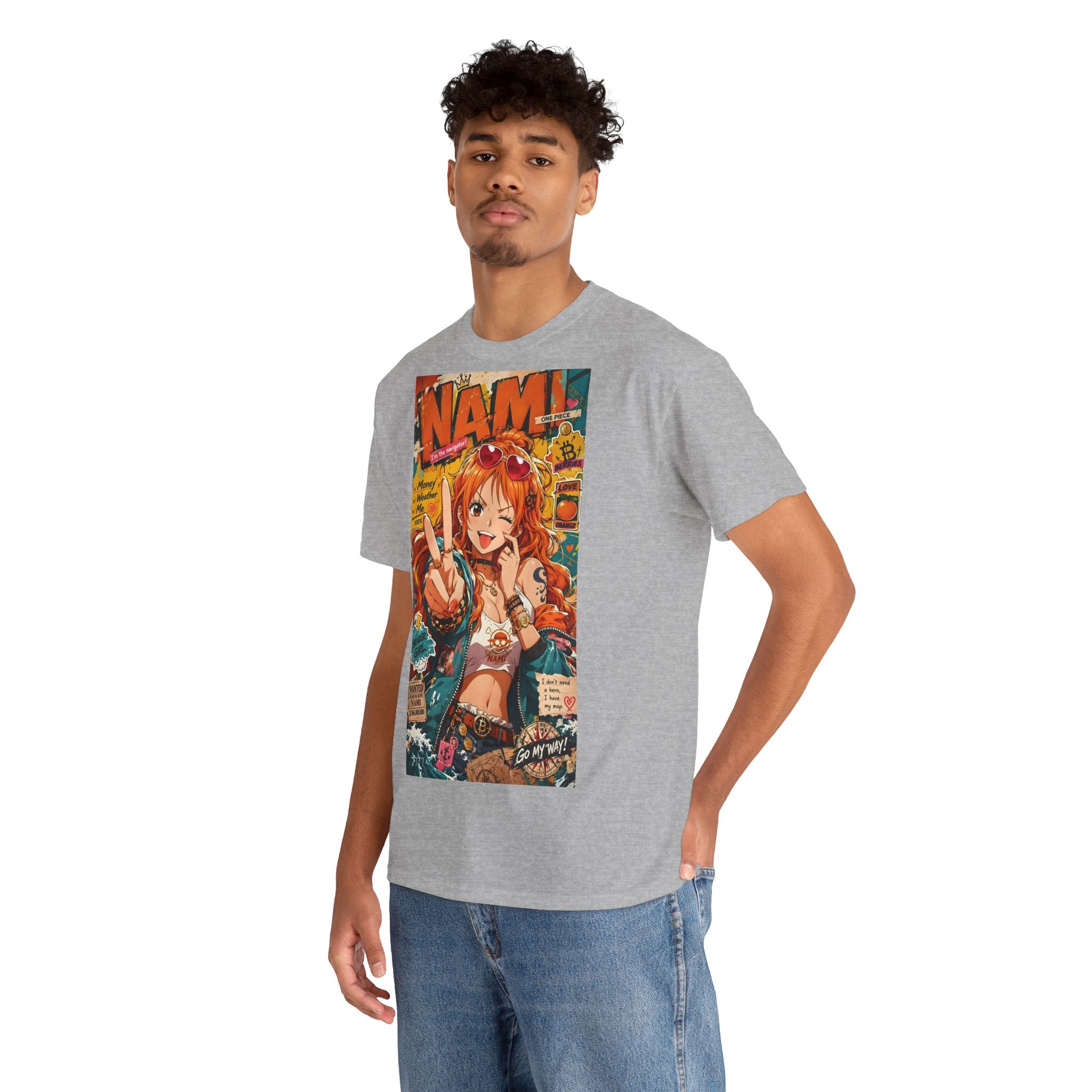 Anime T-Shirt "Nami Cat Burglar Streetwear" PlusVibe (Έως 5XL)
