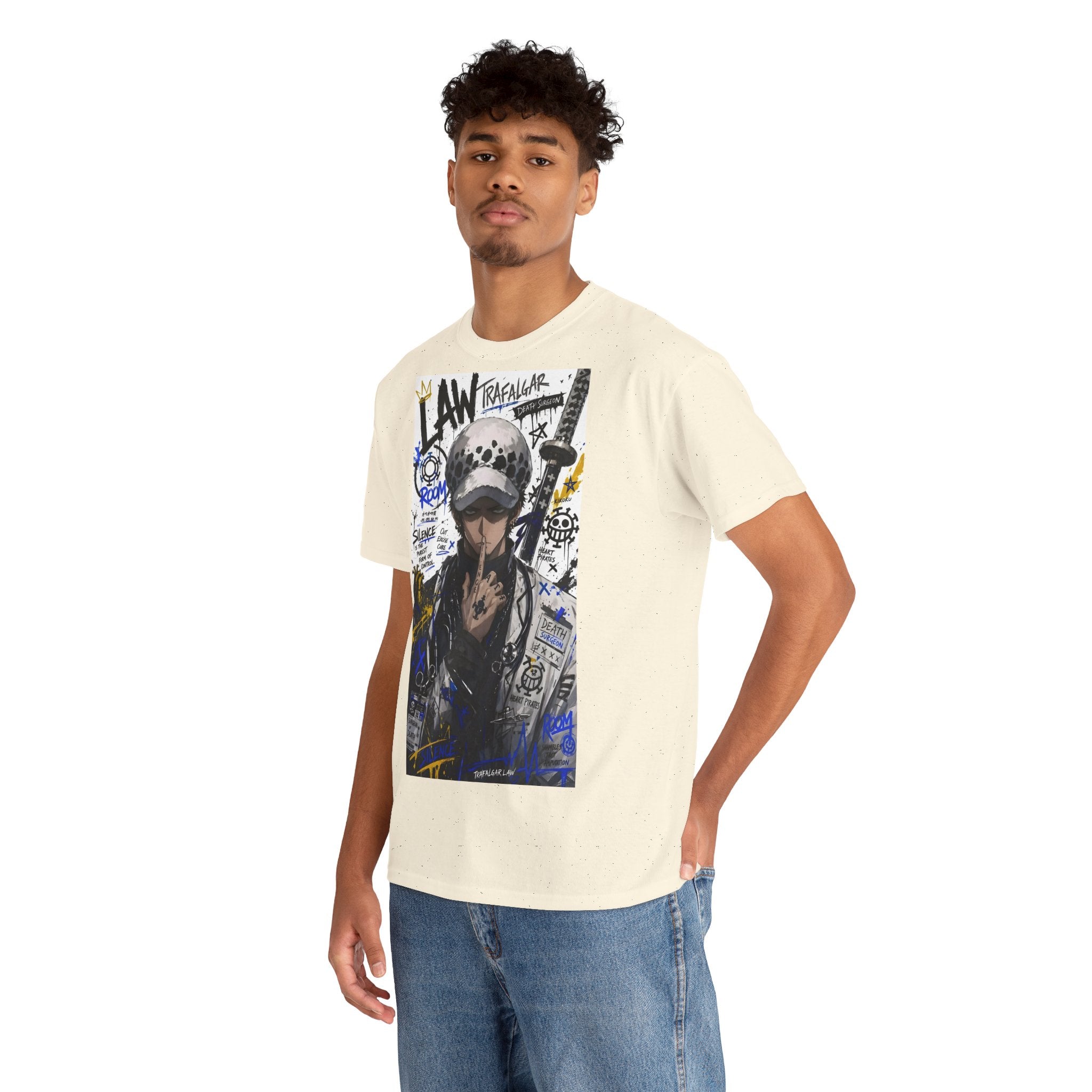 Anime T-Shirt "Trafalgar Law Streetwear" PlusVibe (Έως 5XL)