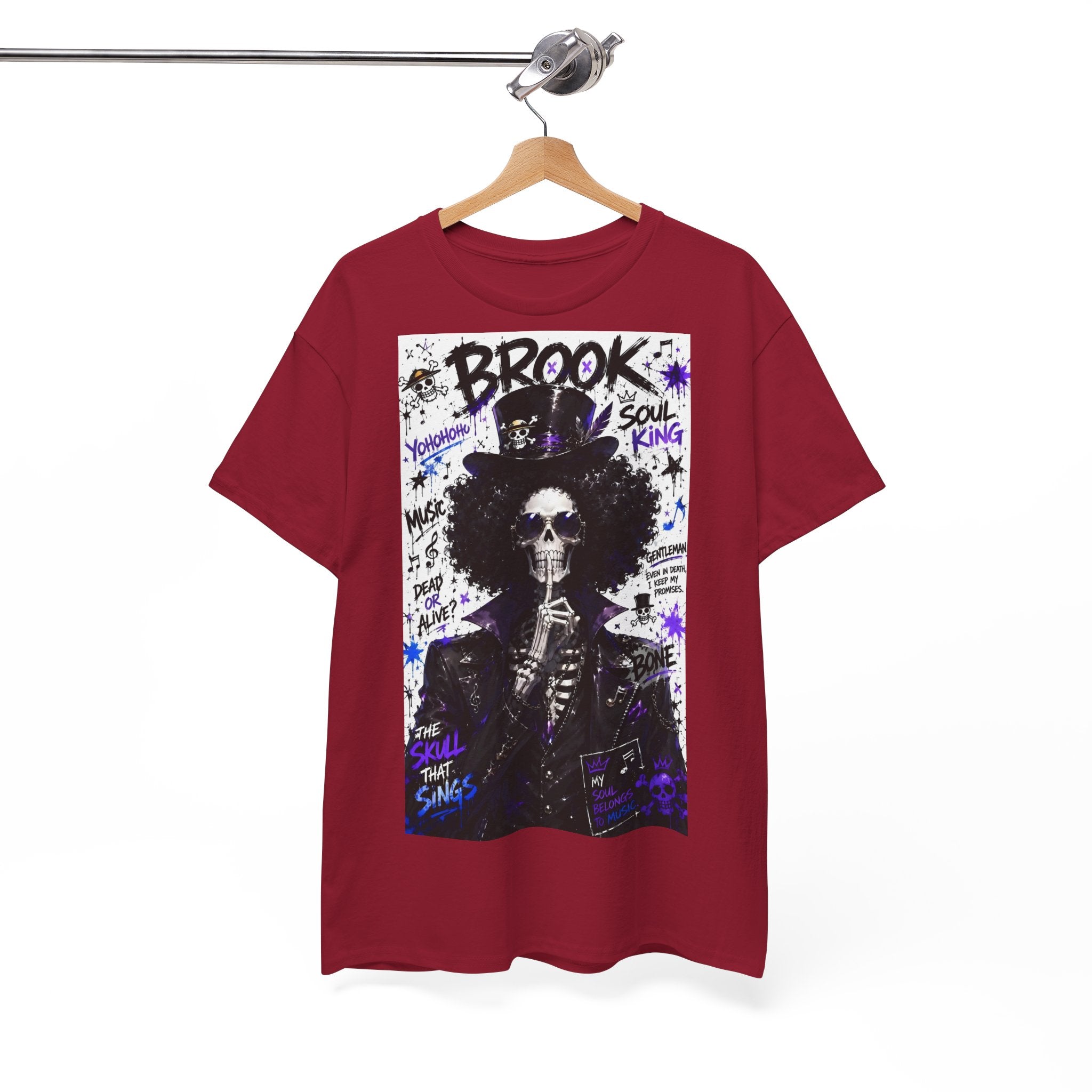 Anime T-Shirt "Soul King Brook Streetwear" PlusVibe (Έως 5XL)