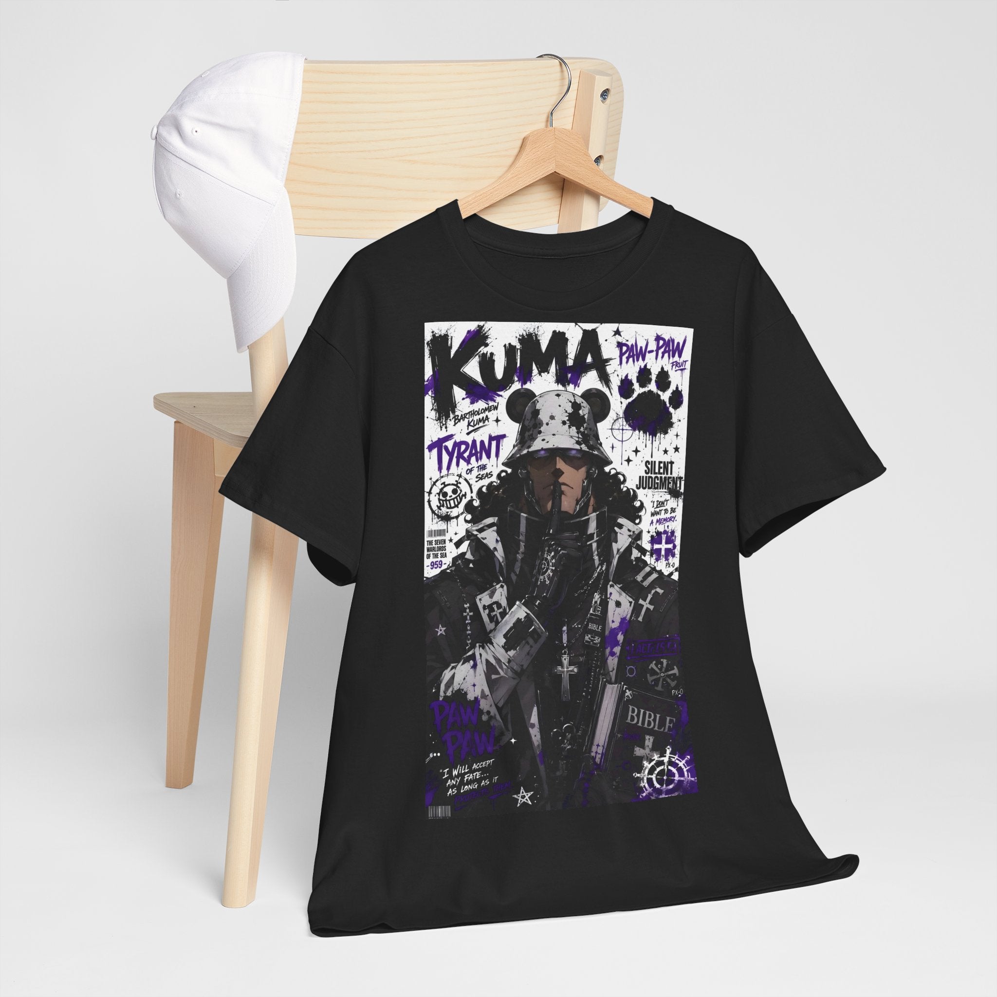 Anime T-Shirt "Bartholomew Kuma Streetwear" PlusVibe (Έως 5XL)