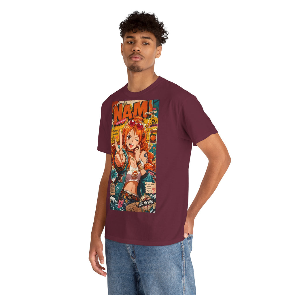 Anime T-Shirt "Nami Cat Burglar Streetwear" PlusVibe (Έως 5XL)