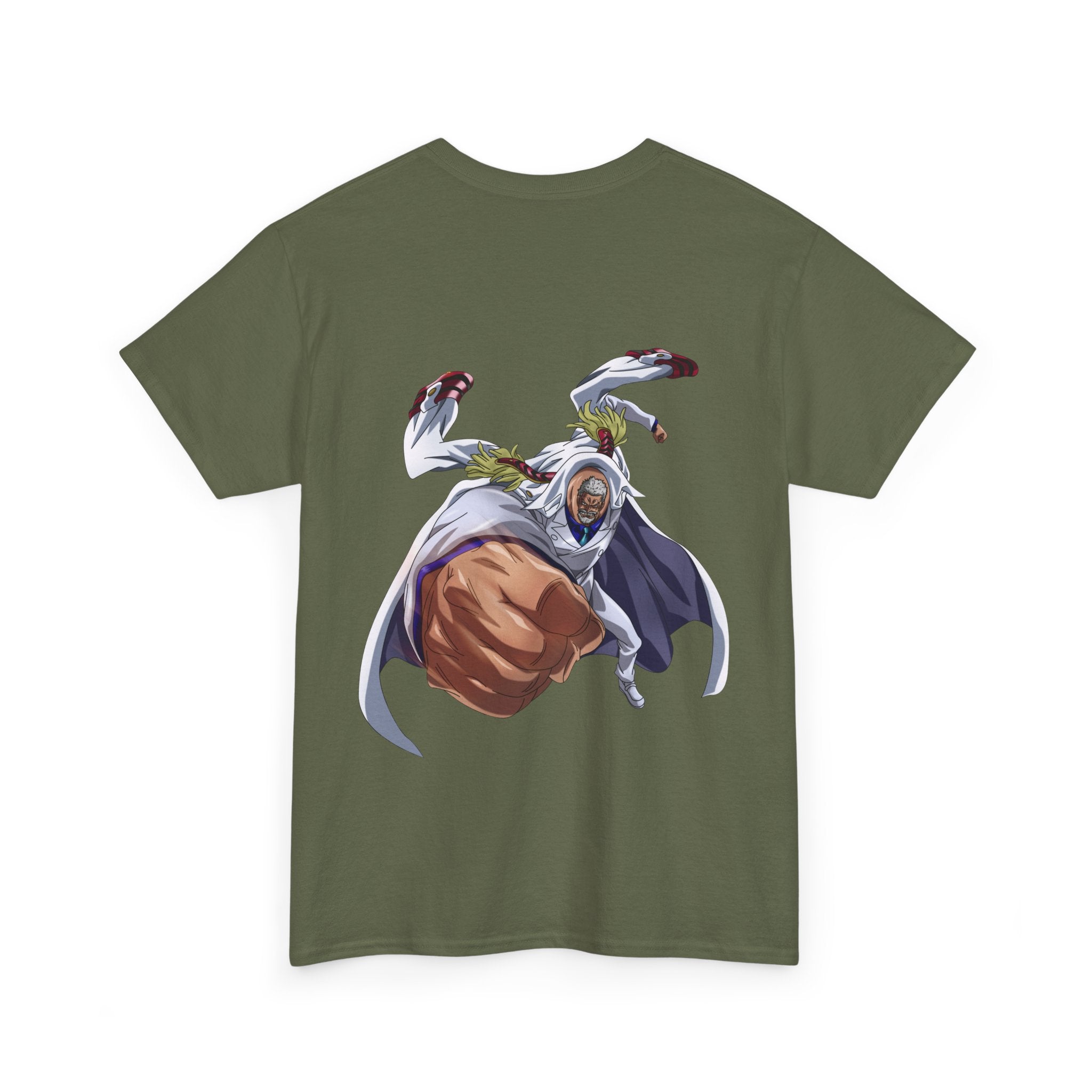 Anime T-Shirt "Garp Hero of Marines" Backprint PlusVibe (Έως 5XL