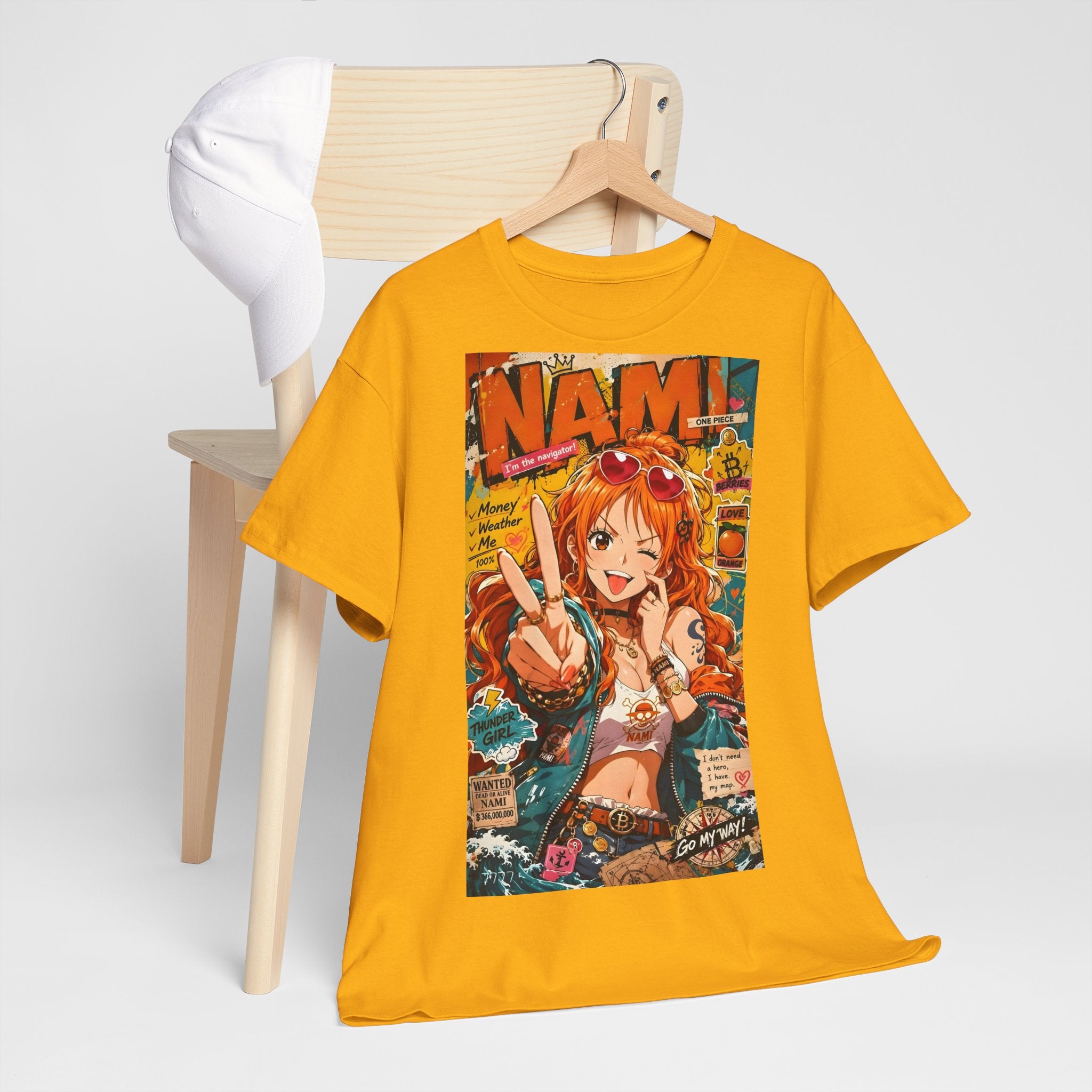 Anime T-Shirt "Nami Cat Burglar Streetwear" PlusVibe (Έως 5XL)