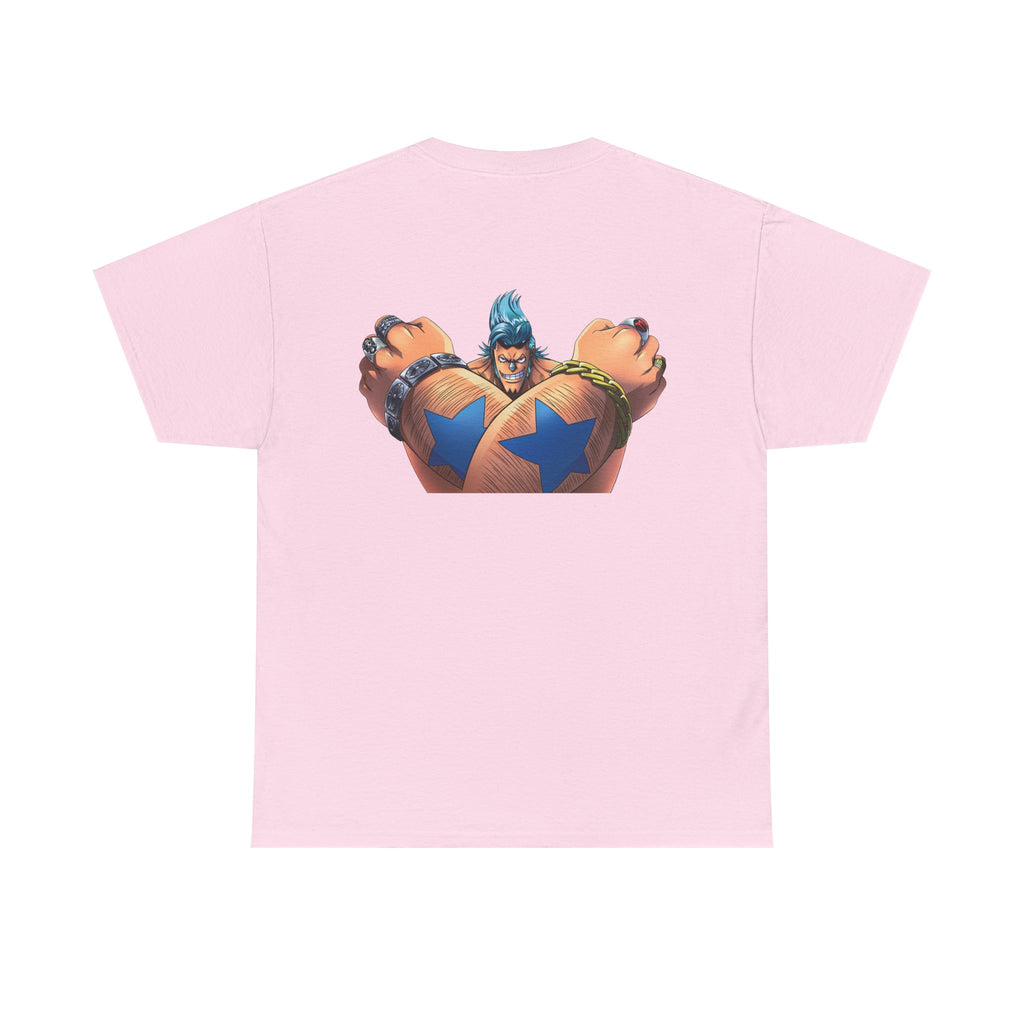 Graphic Anime Μπλούζα Franky – Retro Chest & Back Print