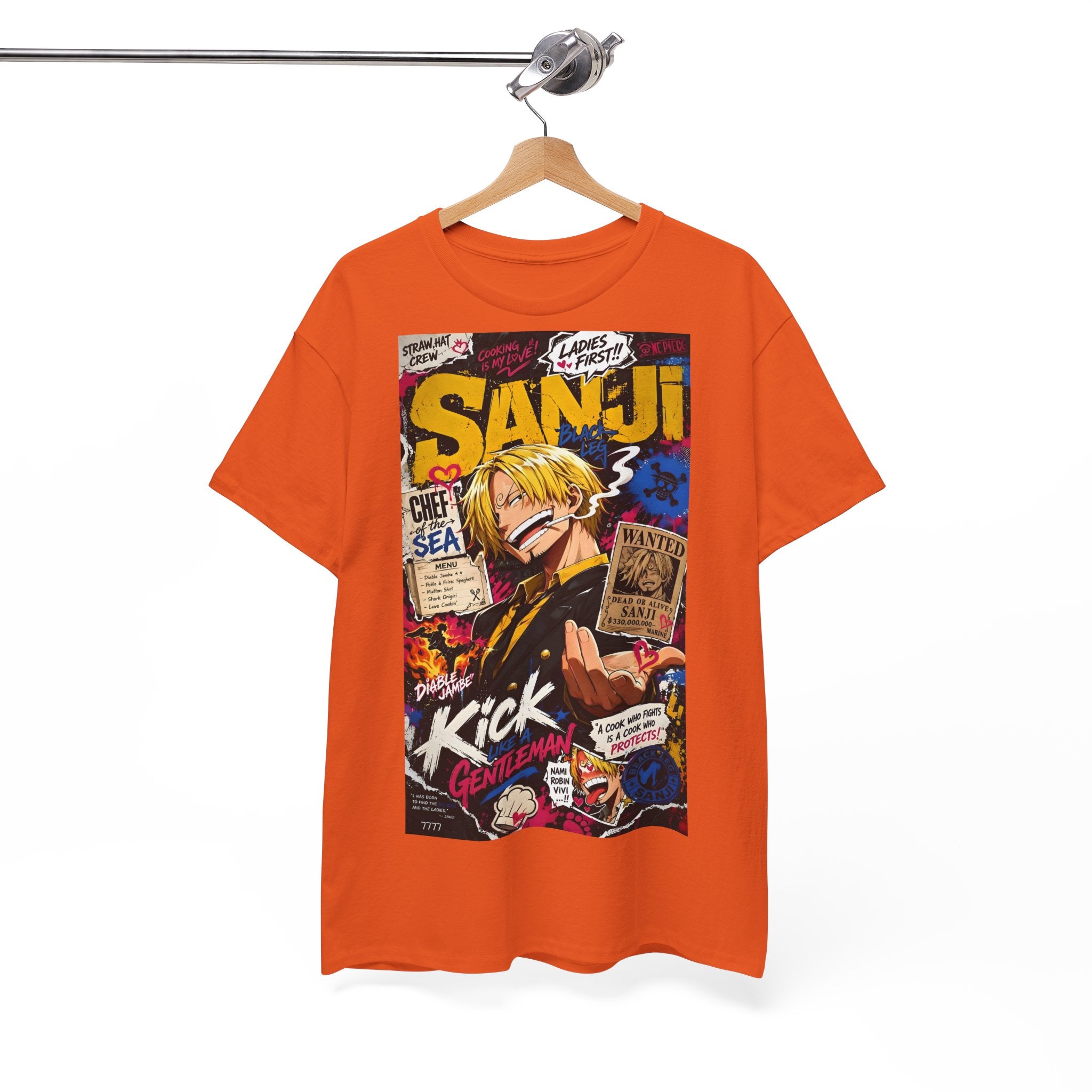 Anime T-Shirt "Vinsmoke Sanji Streetwear" PlusVibe (Έως 5XL)