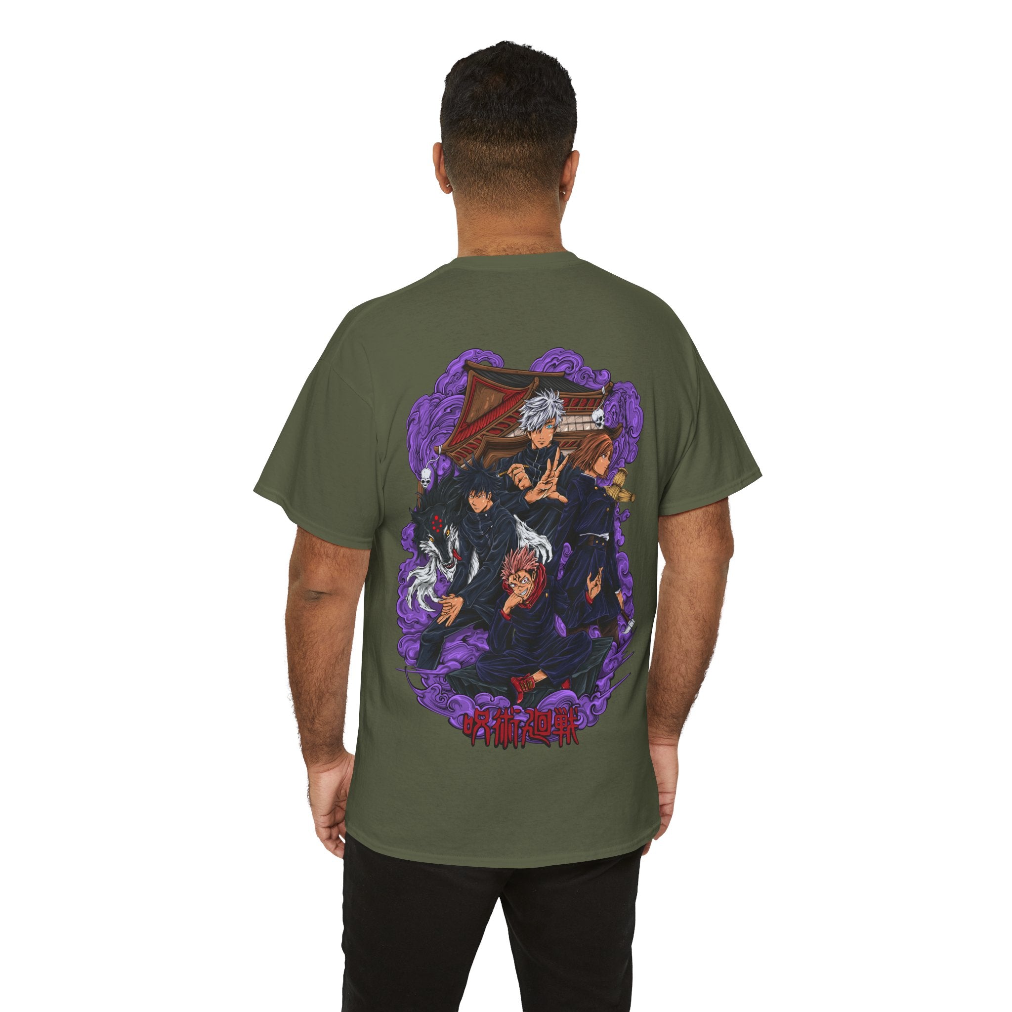 Anime T-Shirt "Jujutsu Kaisen Squad" PlusVibe (Έως 5XL)