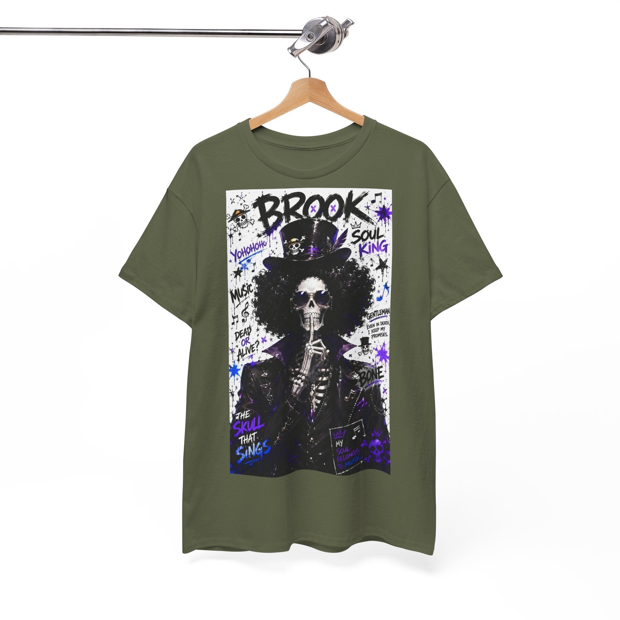 Anime T-Shirt "Soul King Brook Streetwear" PlusVibe (Έως 5XL)