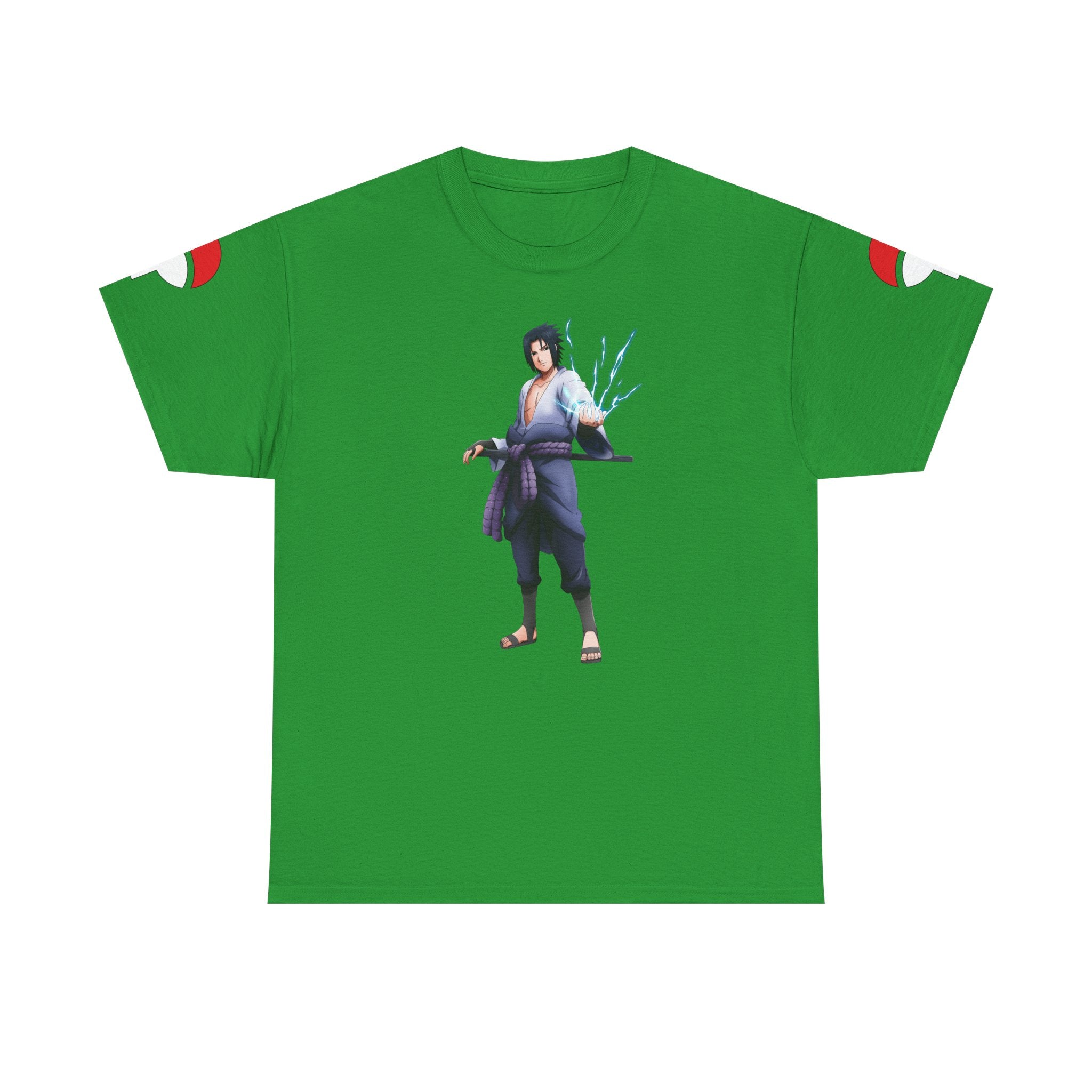 Graphic Anime Μπλούζα Sasuke – Premium Uchiha Clan Logo Tee
