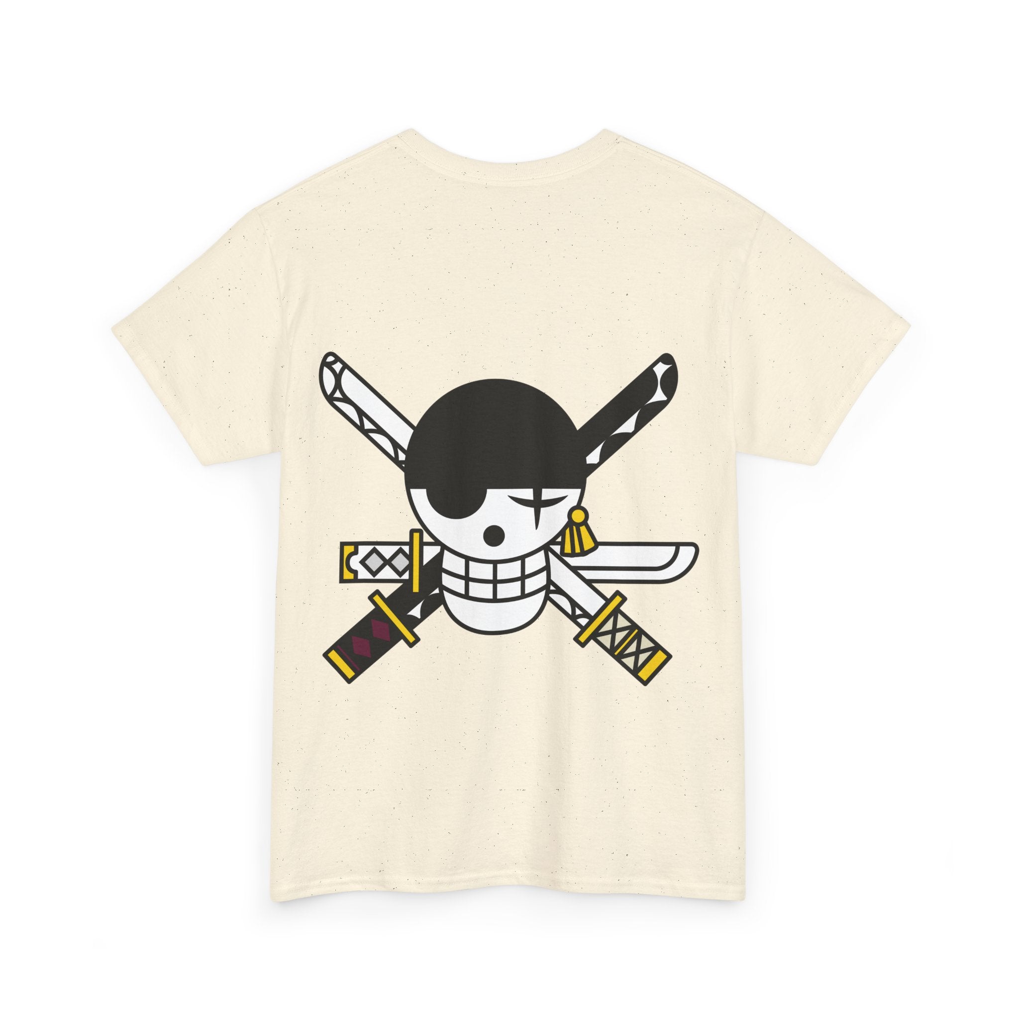 Anime T-Shirt "Zoro Jolly Roger" Backprint PlusVibe (Έως 5XL)