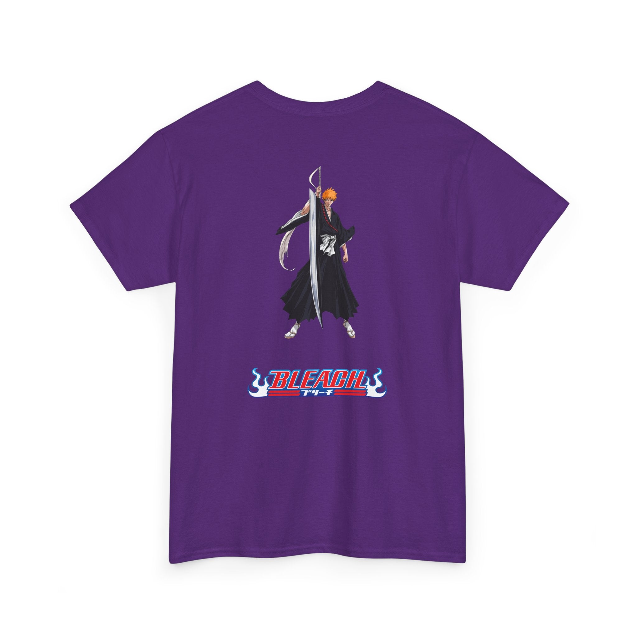 Anime T-Shirt Bleach "Ichigo Kurosaki" Back Graphic PlusVibe (Έως 5XL)