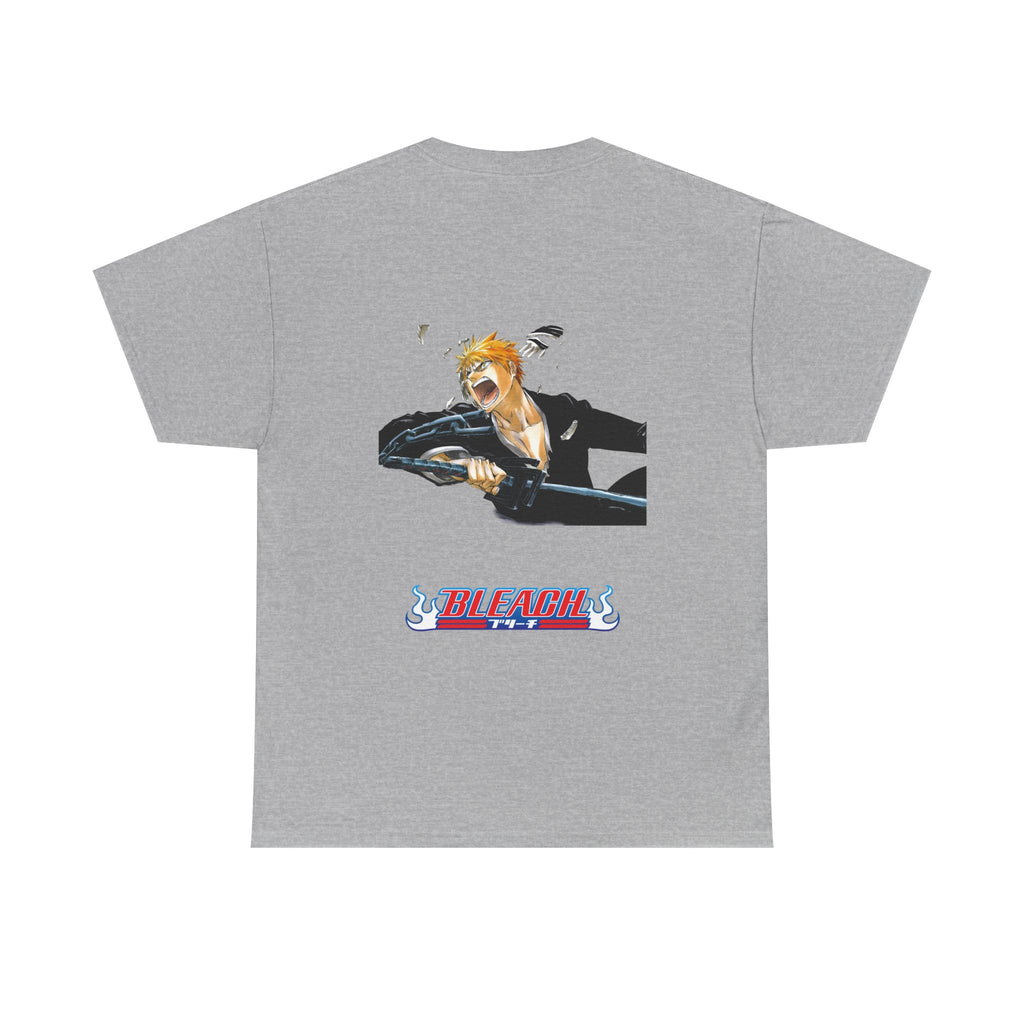 Graphic Anime Μπλούζα Bleach Retro Logo – Vintage Back Print