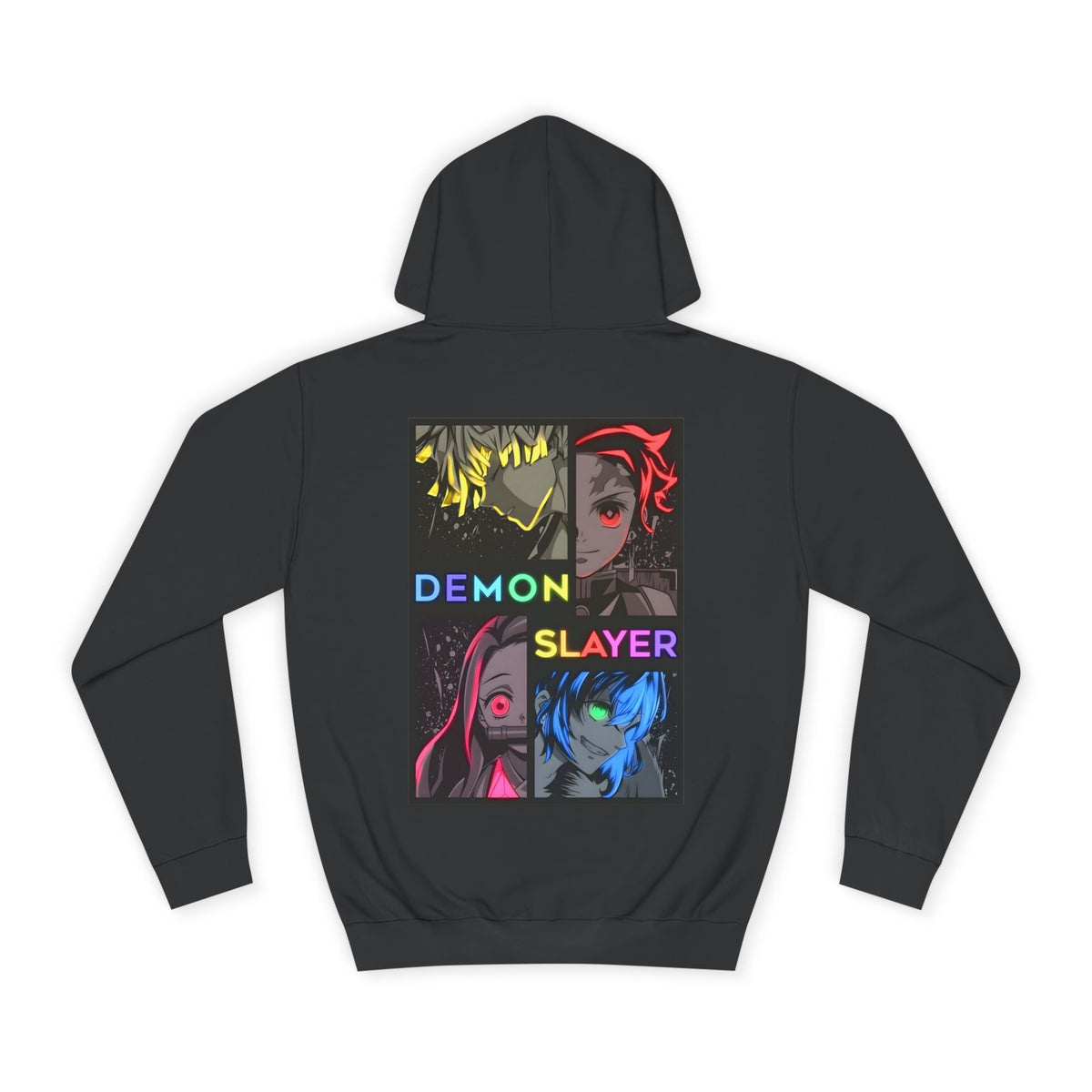Anime Hoodie "Demon Slayer Neon Quadrant" PlusVibe (Έως 5XL)