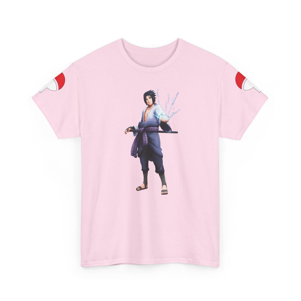 Graphic Anime Μπλούζα Sasuke – Premium Uchiha Clan Logo Tee