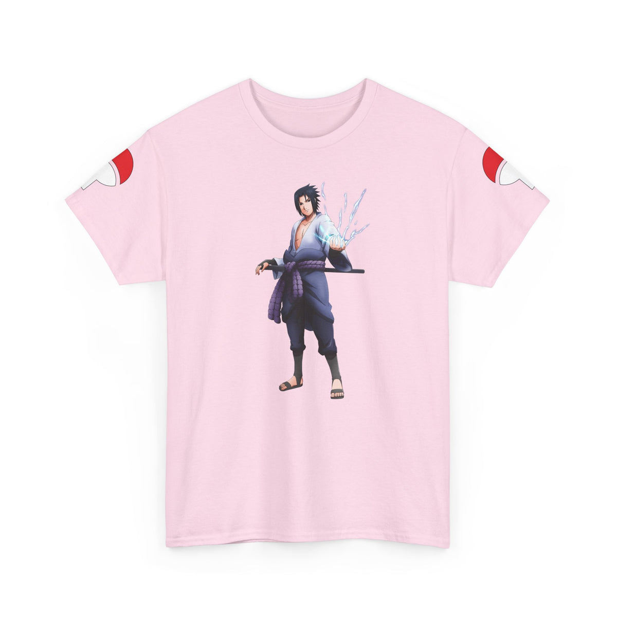 Graphic Anime Μπλούζα Sasuke – Premium Uchiha Clan Logo Tee