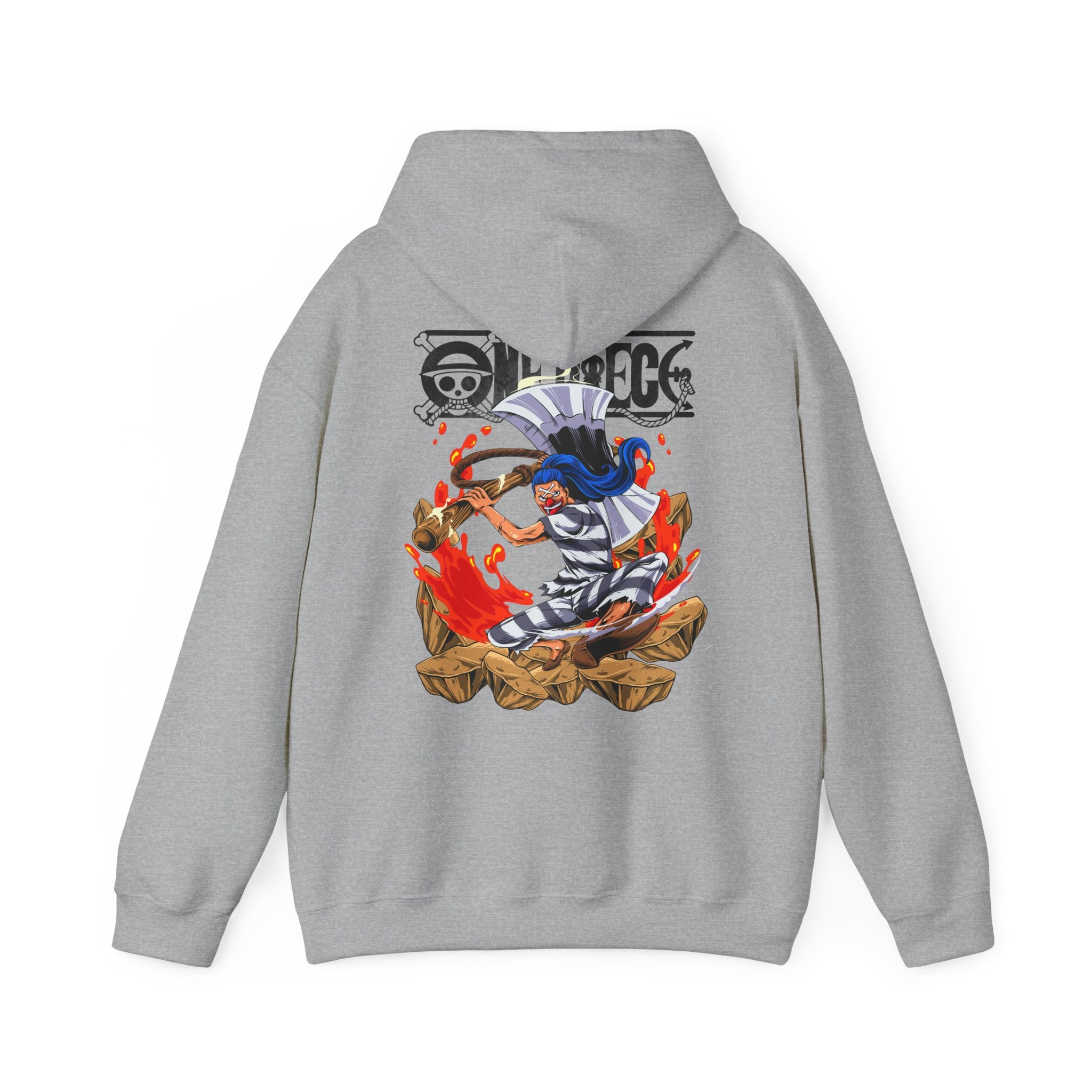 Oversized Anime Φούτερ "Buggy Flashy Yonko" PlusVibe (Έως 5XL)
