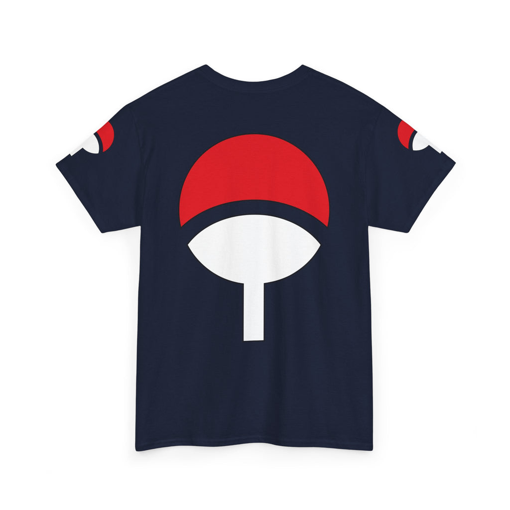 Graphic Anime Μπλούζα Sasuke – Premium Uchiha Clan Logo Tee