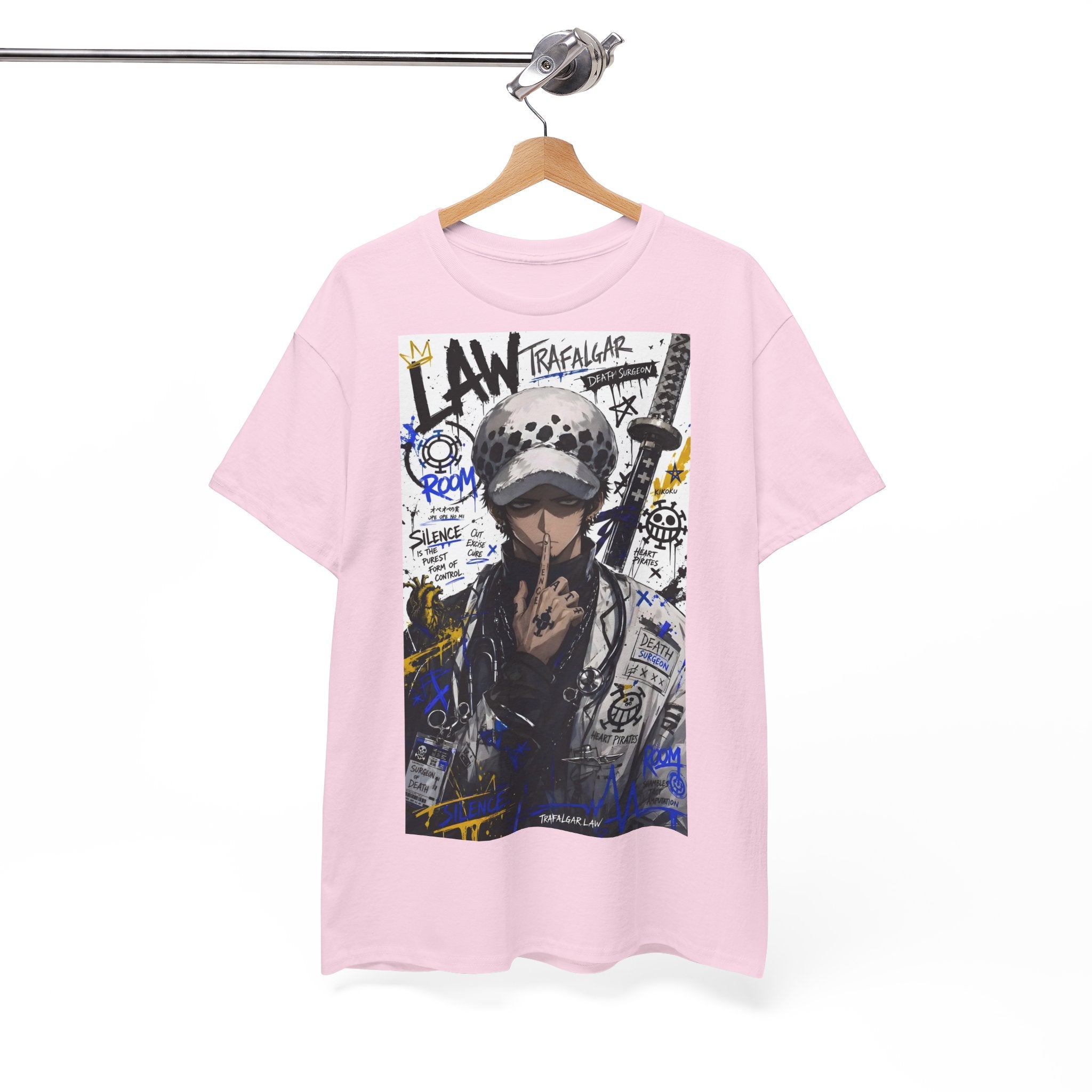 Anime T-Shirt "Trafalgar Law Streetwear" PlusVibe (Έως 5XL)