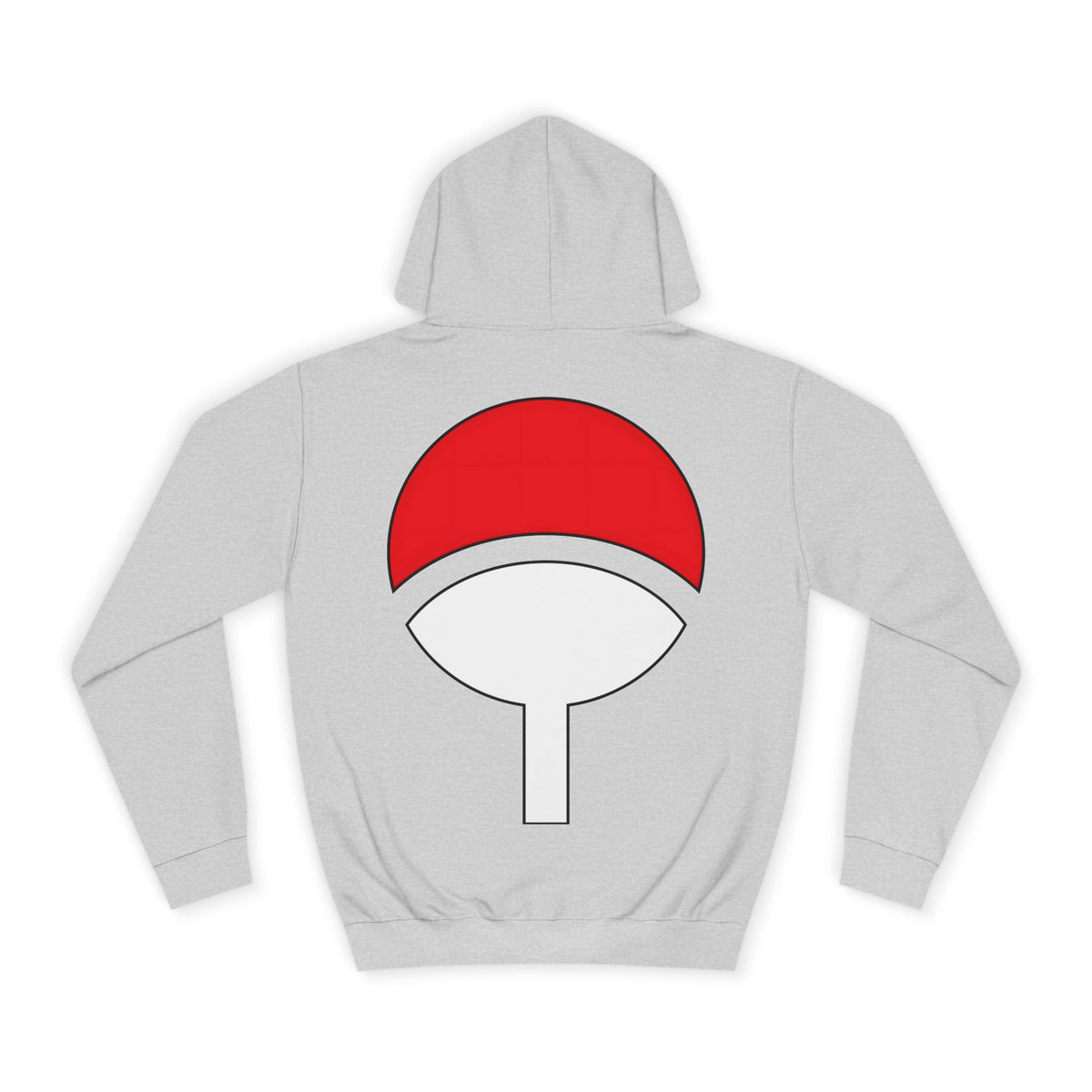 Anime Hoodie "Uchiha Clan Crest" Backprint PlusVibe (Έως 5XL)
