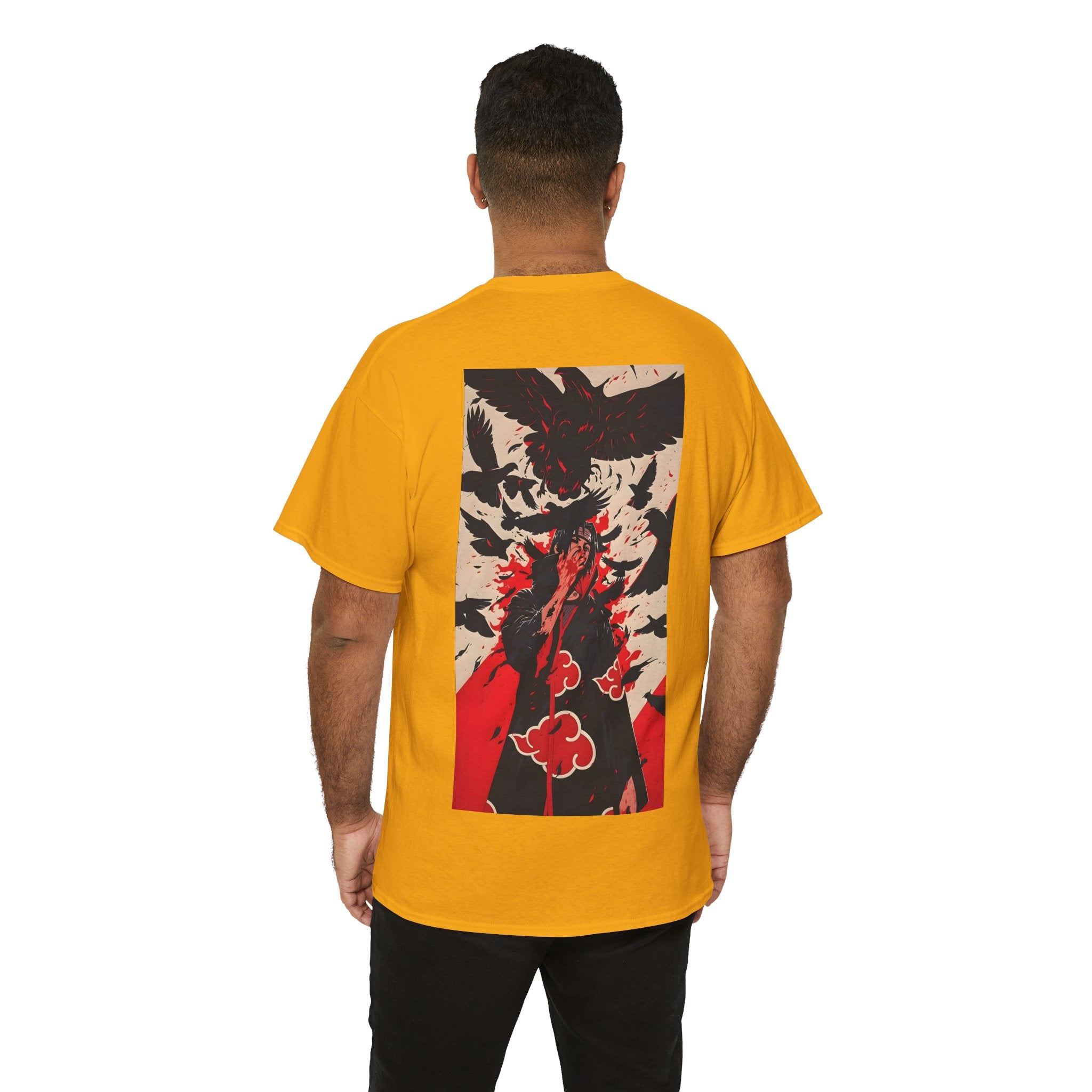 Anime T-Shirt "Itachi Uchiha Crow Illusion" PlusVibe (Έως 5XL)