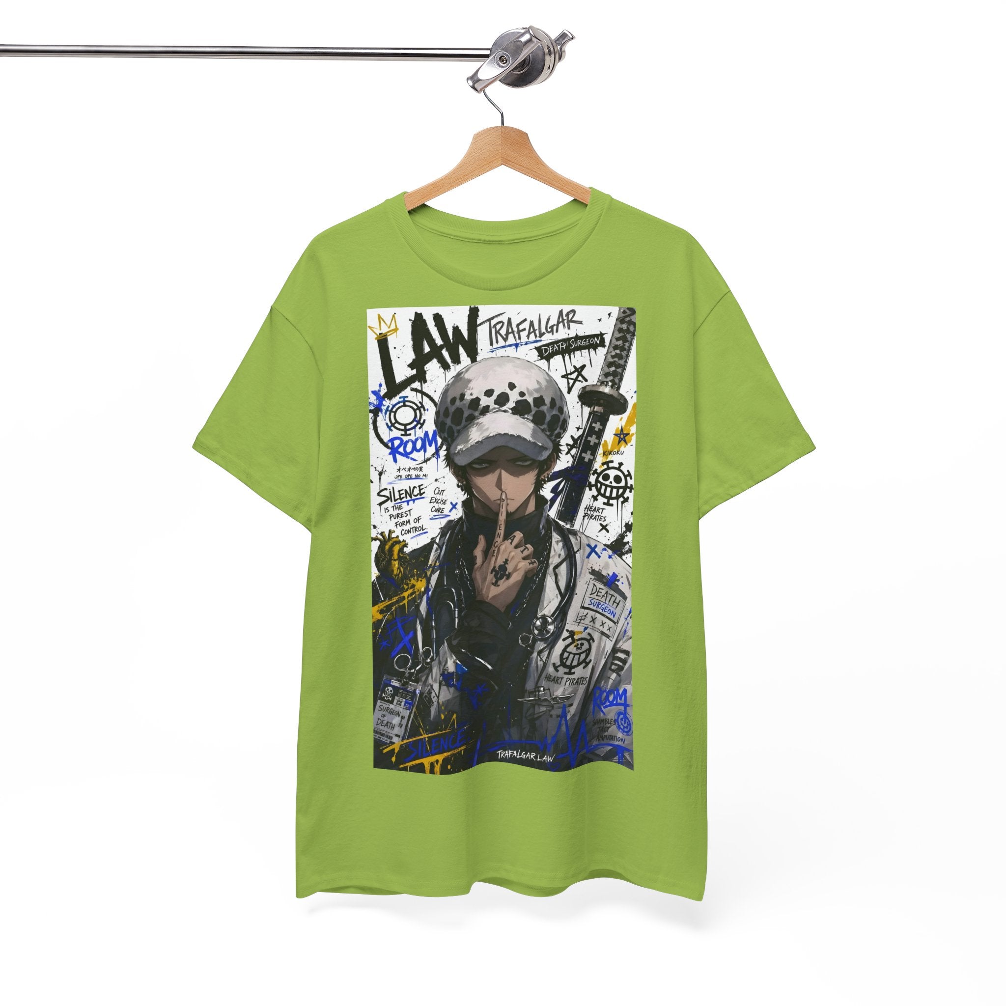 Anime T-Shirt "Trafalgar Law Streetwear" PlusVibe (Έως 5XL)