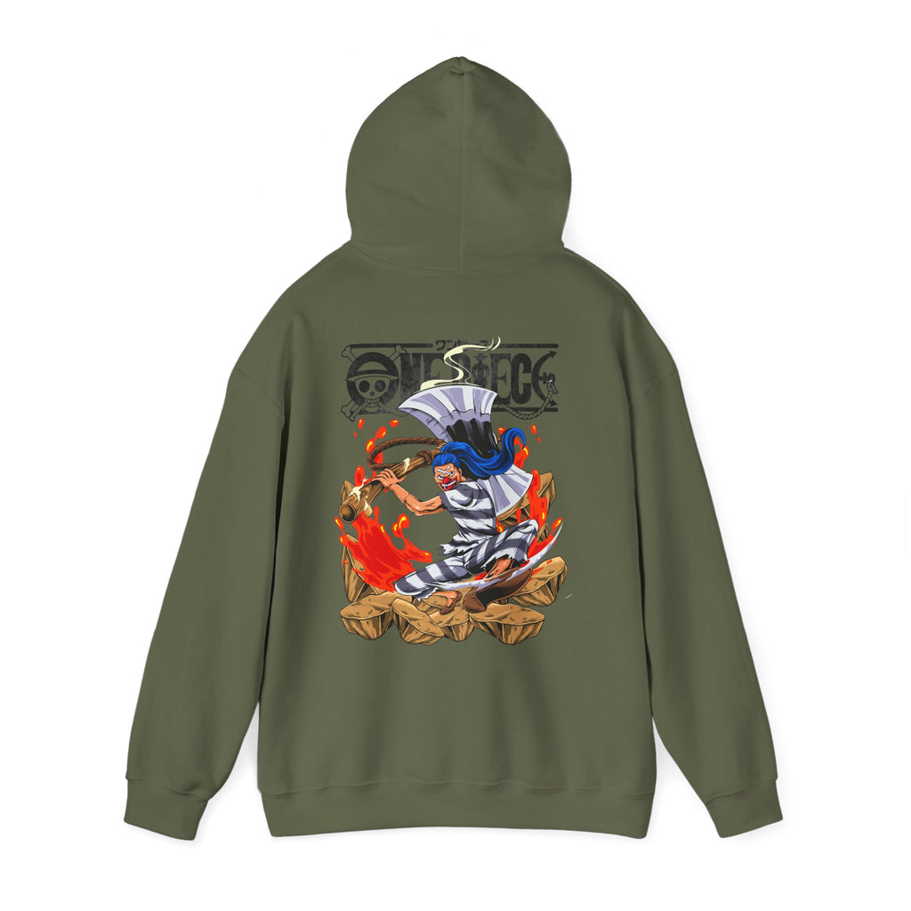 Oversized Anime Φούτερ "Buggy Flashy Yonko" PlusVibe (Έως 5XL)