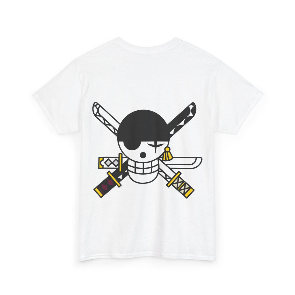 Anime T-Shirt "Zoro Jolly Roger" Backprint PlusVibe (Έως 5XL)