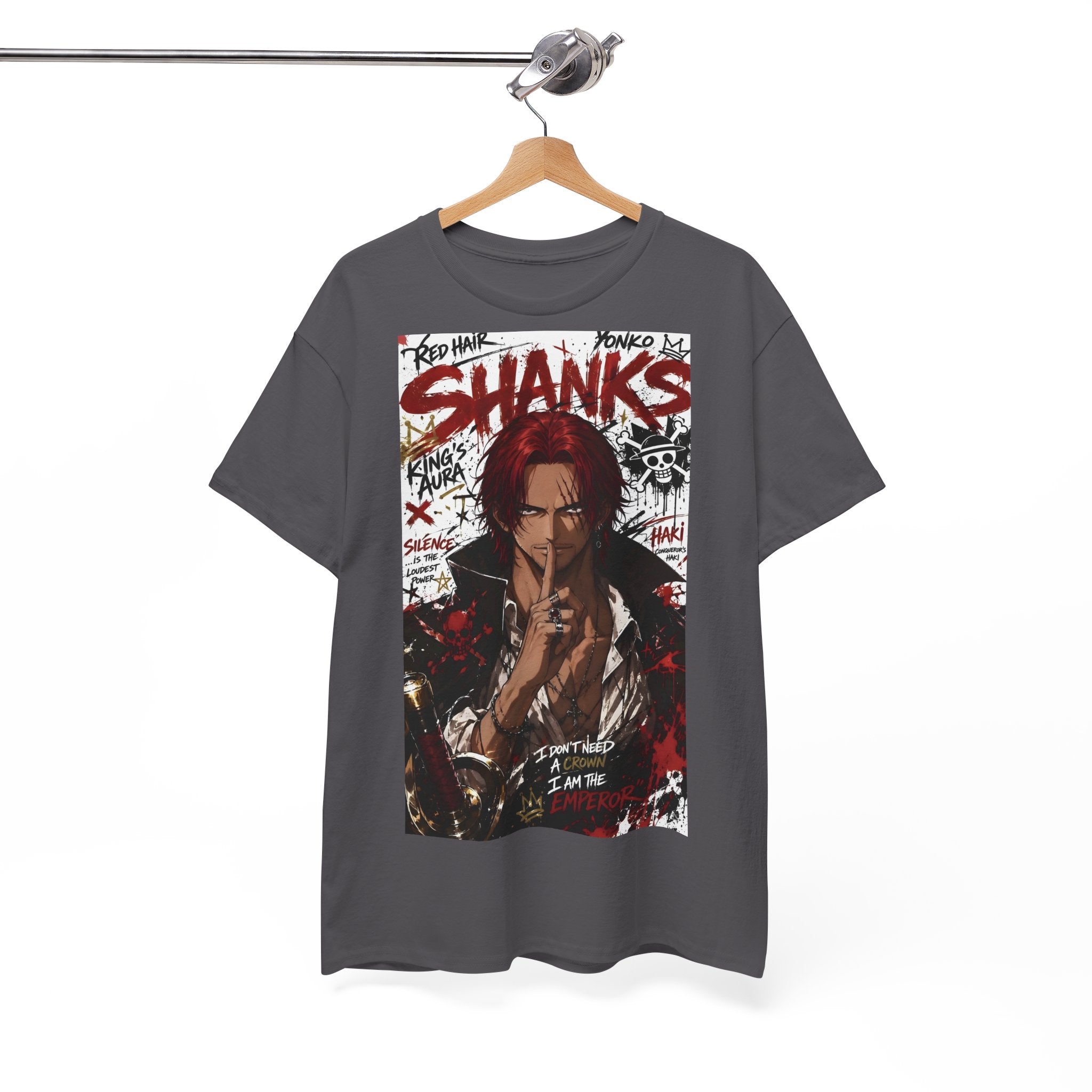 Anime T-Shirt "Red-Haired Shanks Streetwear" PlusVibe (Έως 5XL)