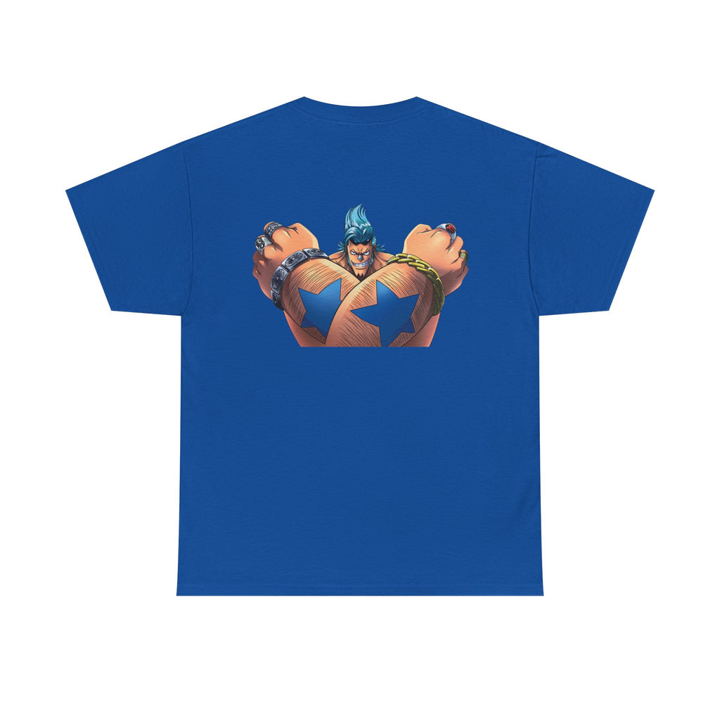 Graphic Anime Μπλούζα Franky – Retro Chest & Back Print