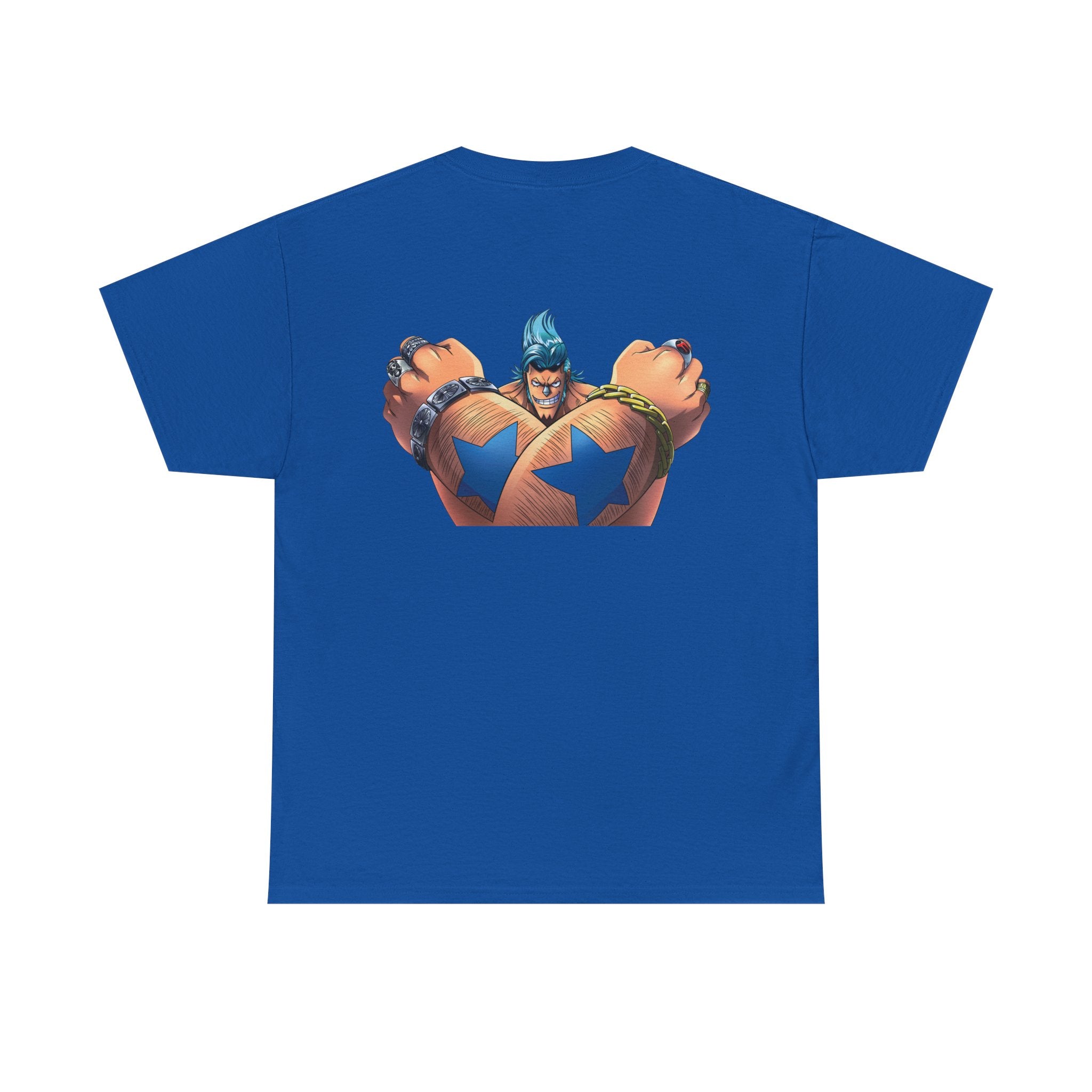 Graphic Anime Μπλούζα Franky – Retro Chest & Back Print