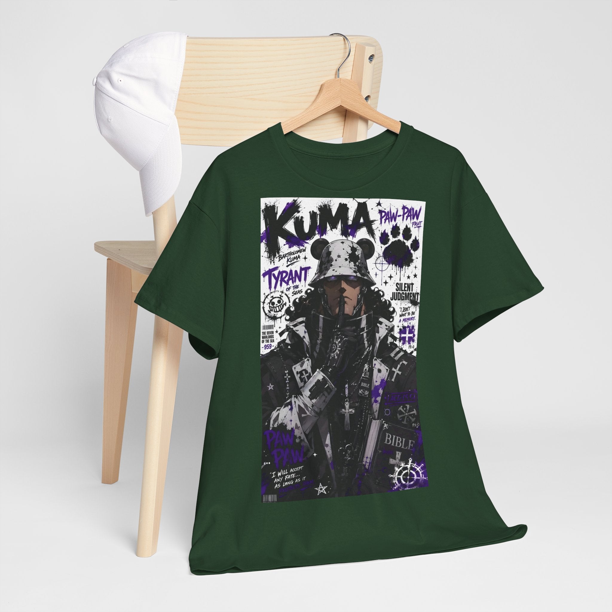Anime T-Shirt "Bartholomew Kuma Streetwear" PlusVibe (Έως 5XL)
