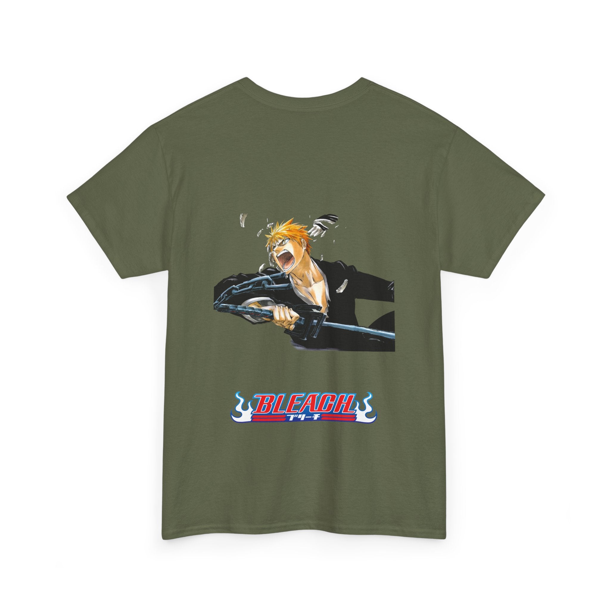 Graphic Anime Μπλούζα Bleach Retro Logo – Vintage Back Print