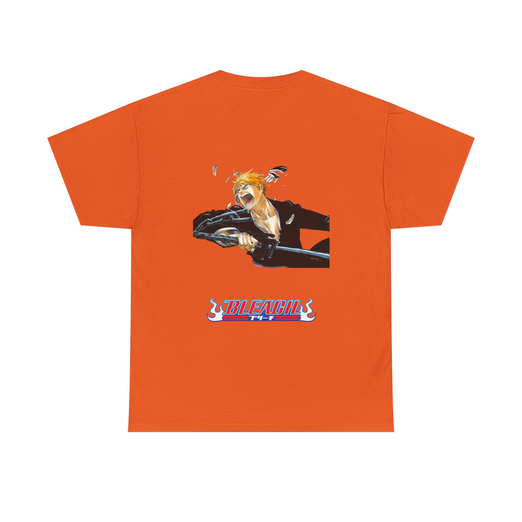 Graphic Anime Μπλούζα Bleach Retro Logo – Vintage Back Print