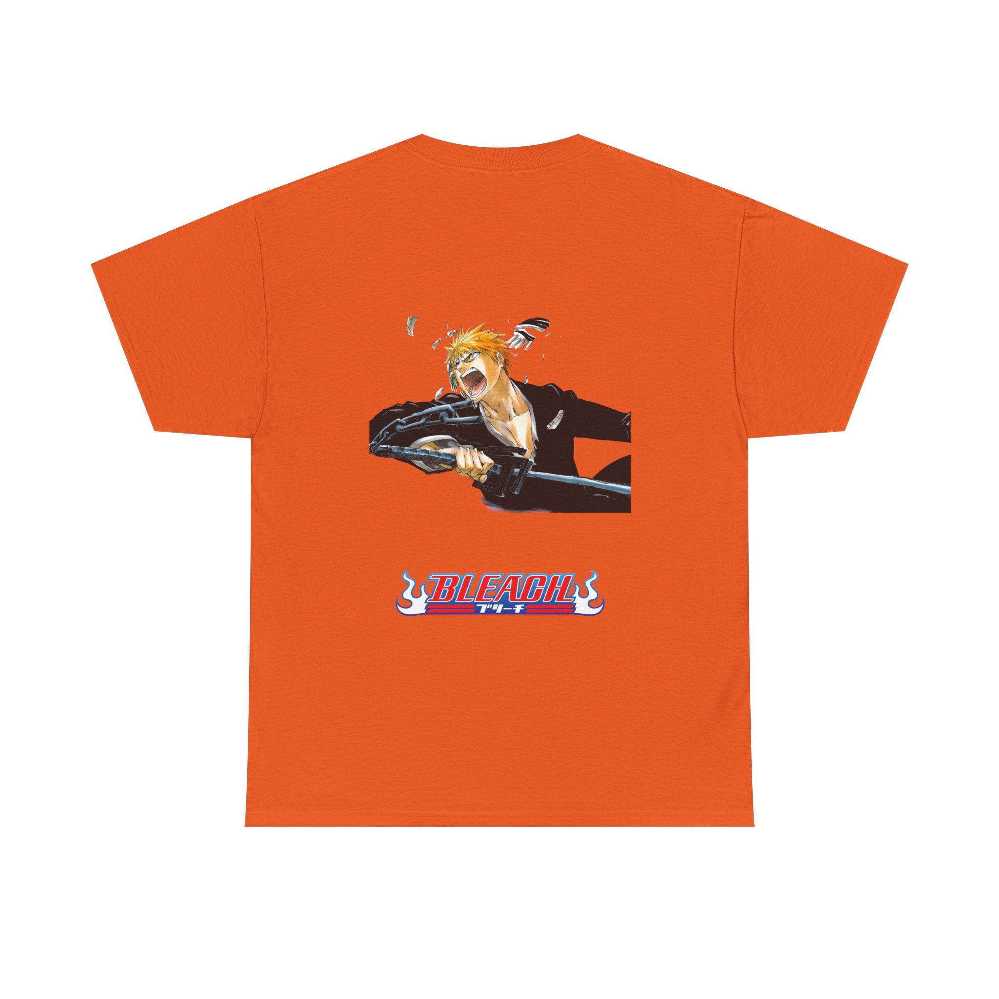 Graphic Anime Μπλούζα Bleach Retro Logo – Vintage Back Print
