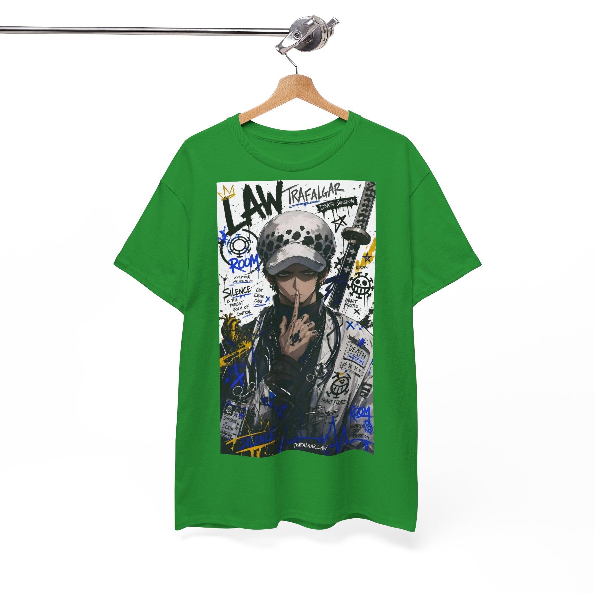 Anime T-Shirt "Trafalgar Law Streetwear" PlusVibe (Έως 5XL)