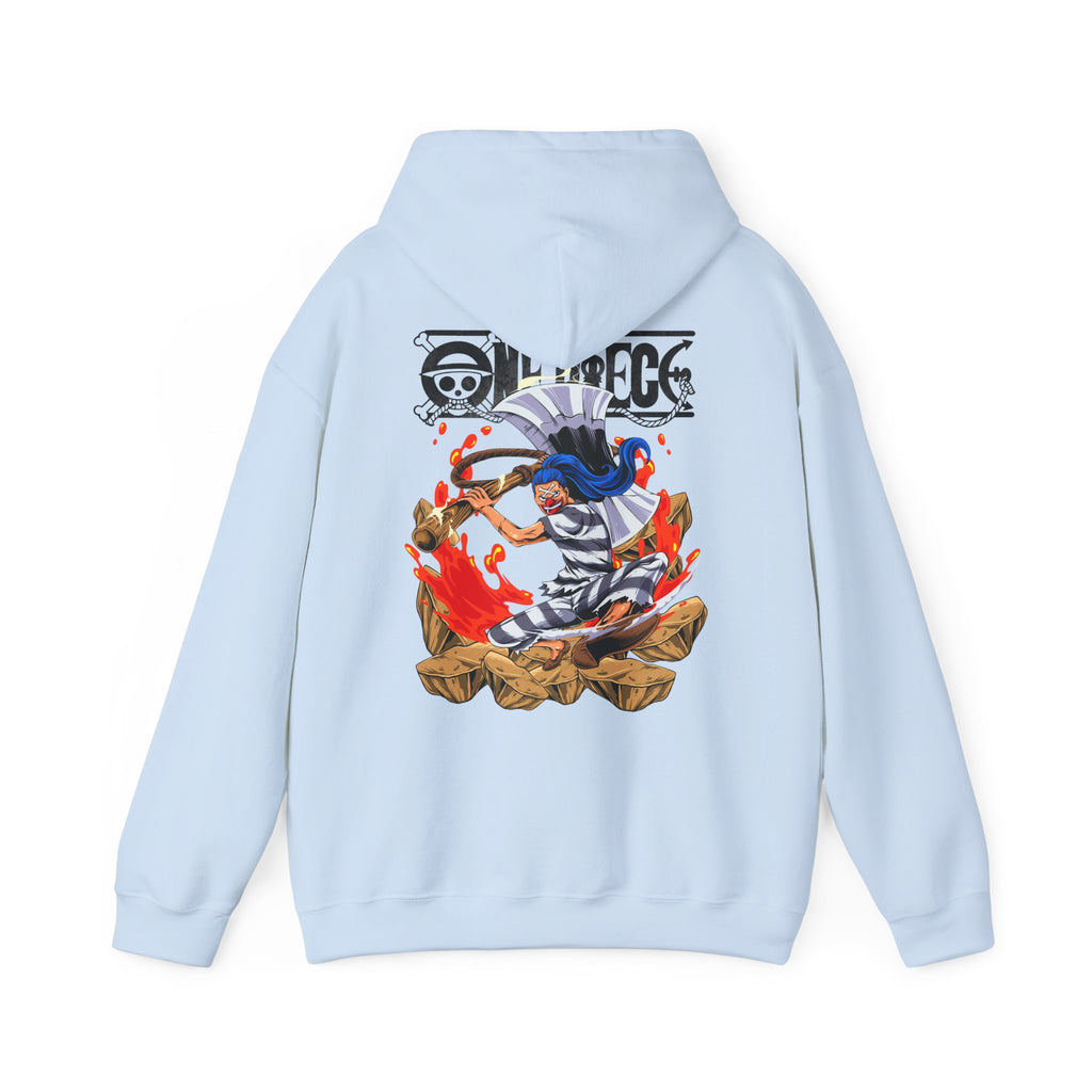 Oversized Anime Φούτερ "Buggy Flashy Yonko" PlusVibe (Έως 5XL)