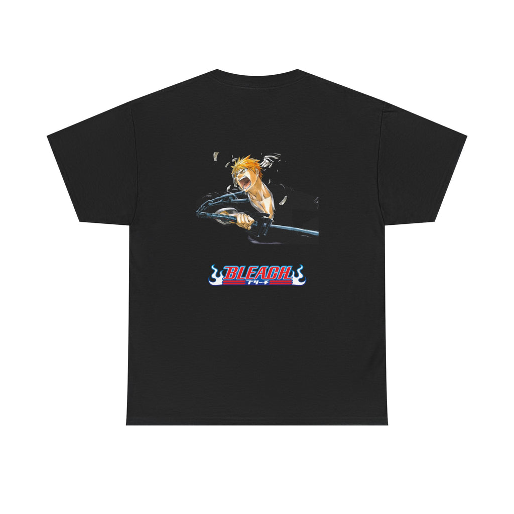 Graphic Anime Μπλούζα Bleach Retro Logo – Vintage Back Print
