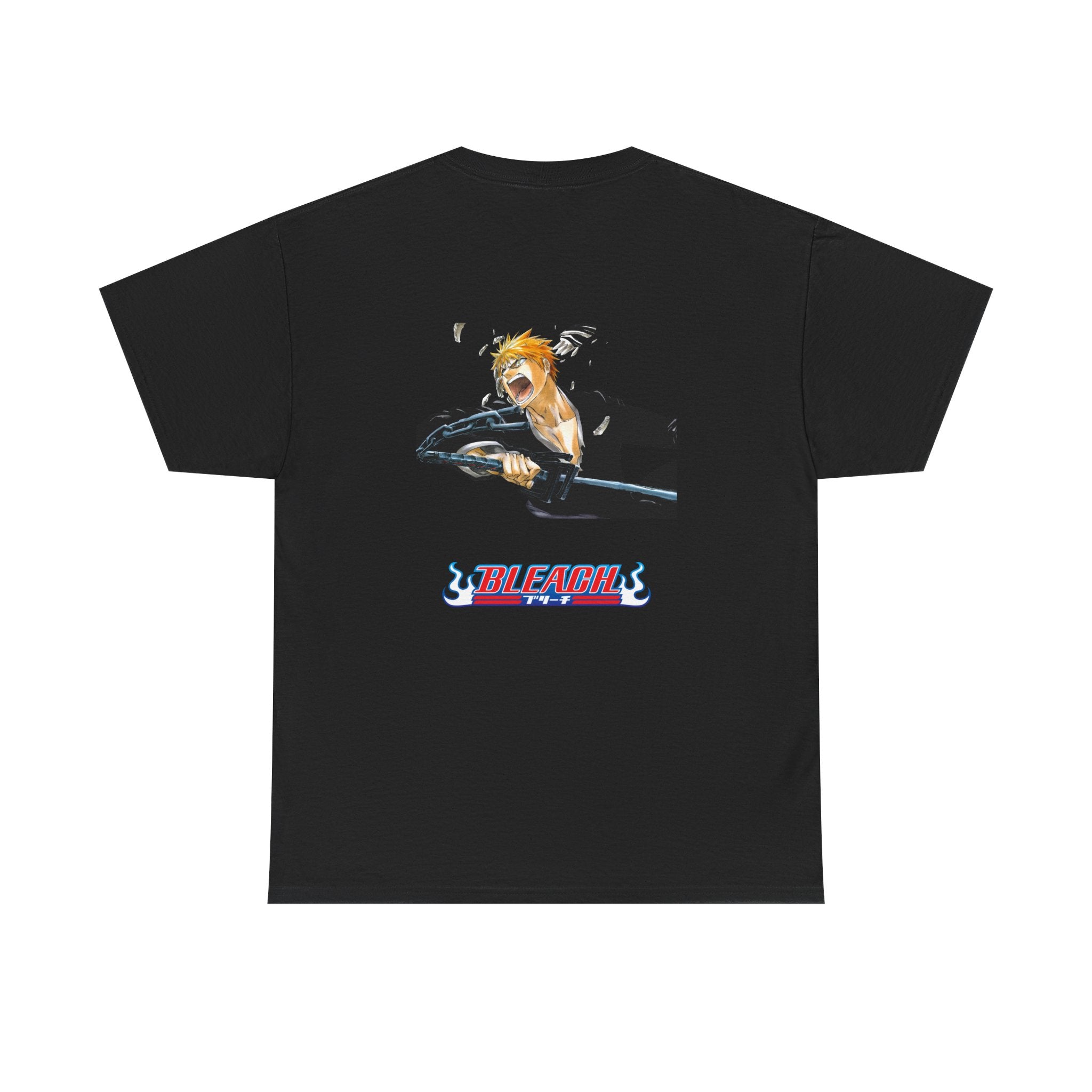 Graphic Anime Μπλούζα Bleach Retro Logo – Vintage Back Print