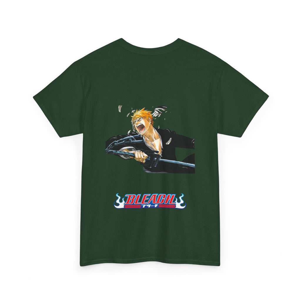 Graphic Anime Μπλούζα Bleach Retro Logo – Vintage Back Print