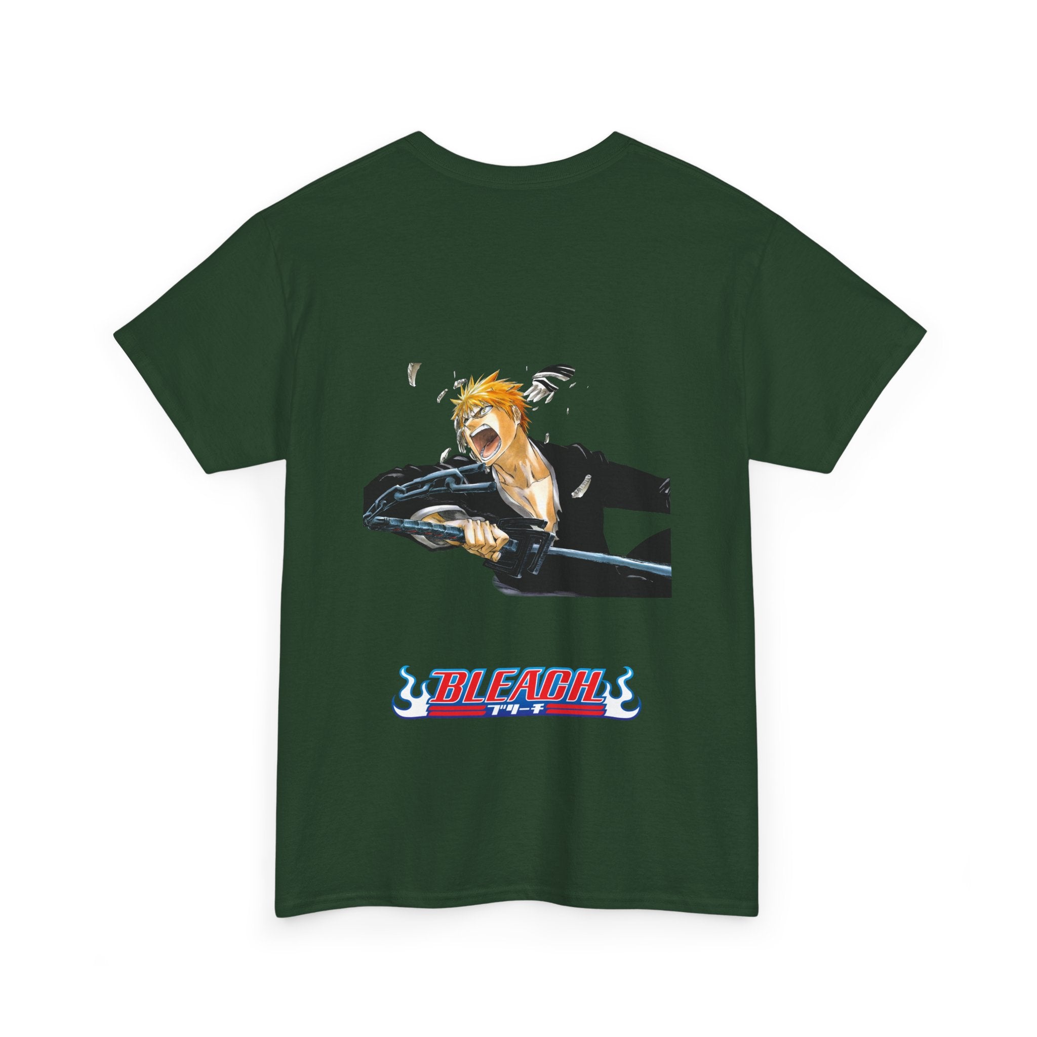Graphic Anime Μπλούζα Bleach Retro Logo – Vintage Back Print