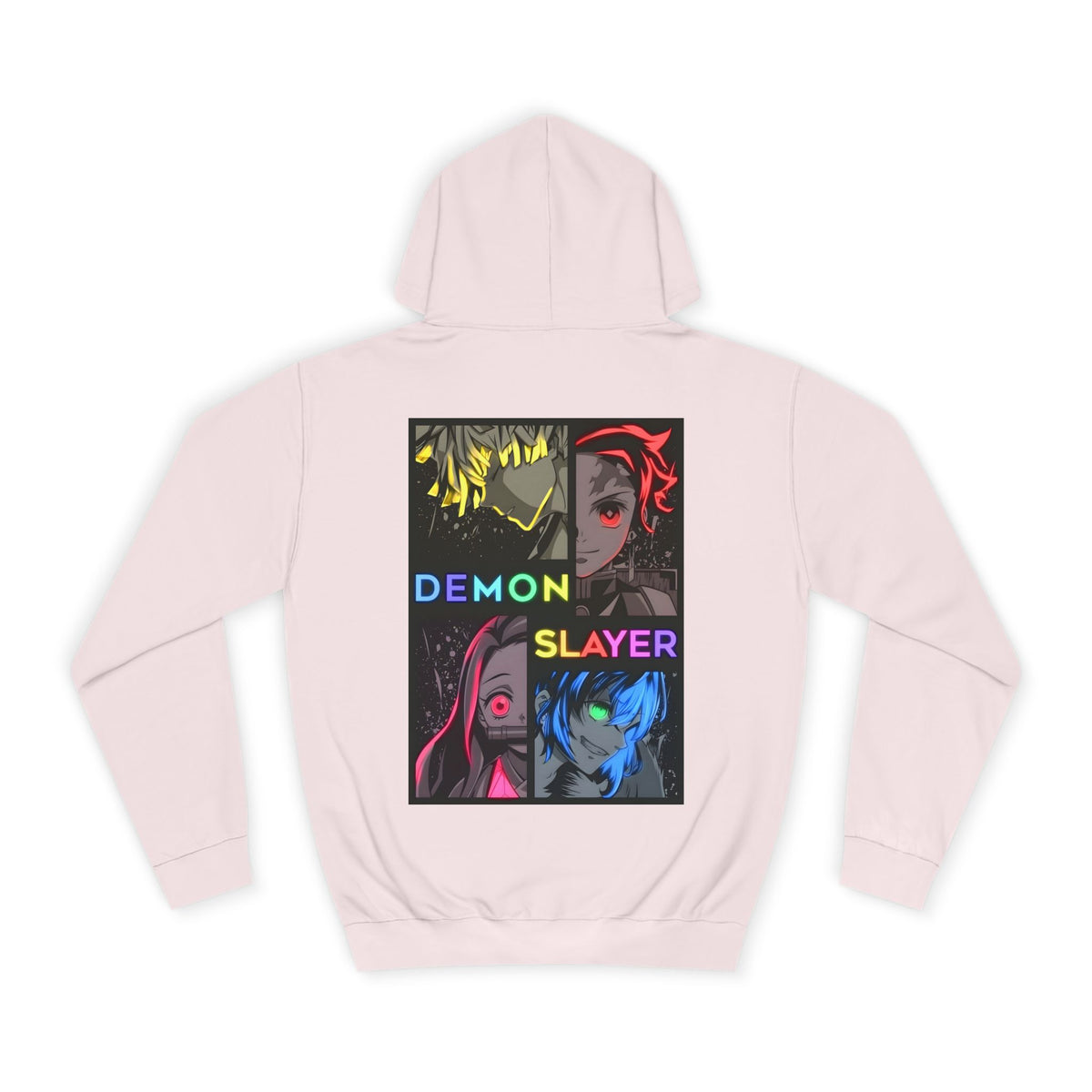 Anime Hoodie "Demon Slayer Neon Quadrant" PlusVibe (Έως 5XL)
